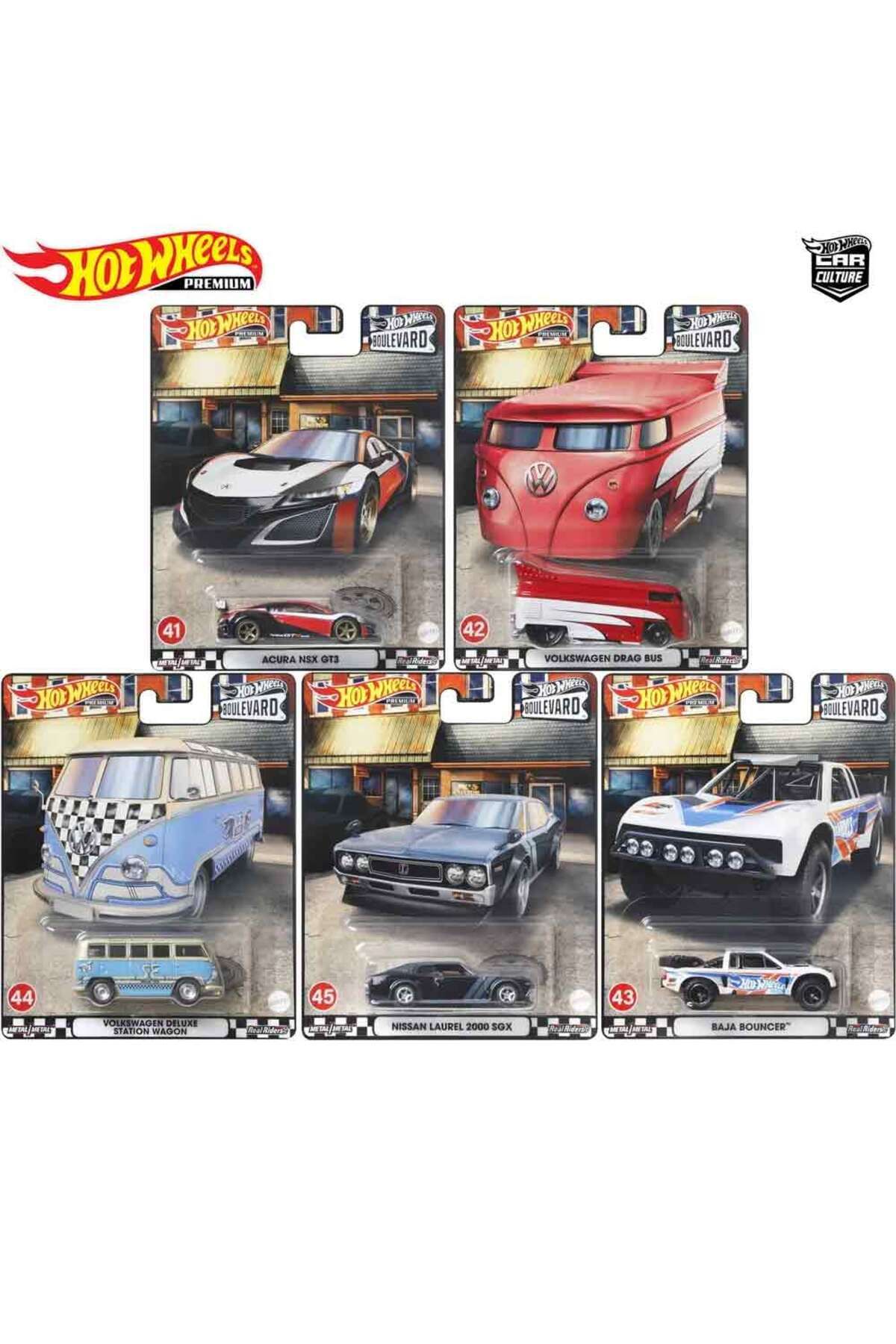 HOT WHEELS Boulevard Serisi Model Arabalar Beşli Seri GJT68/HCR23