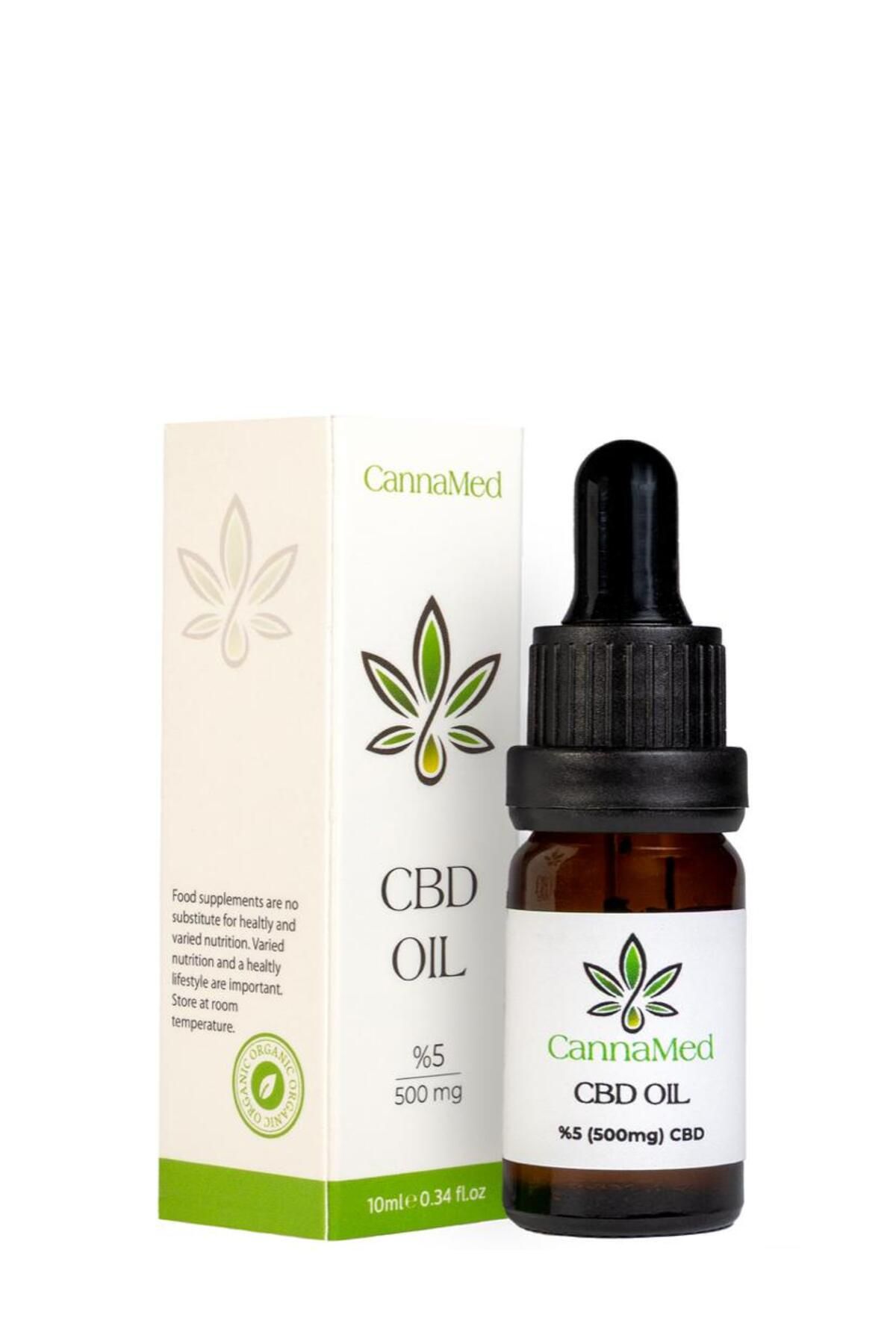 medicanna Full Spectrum CBD kenevir Yağı %5 500 mg - 10ml Made In Hollanda takviye edici