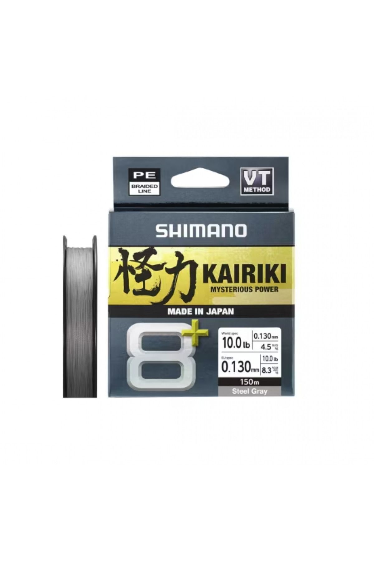 Shimano Örgü Misina Kairiki 8+ 150M 0.13Mm 8.3Kg Grey