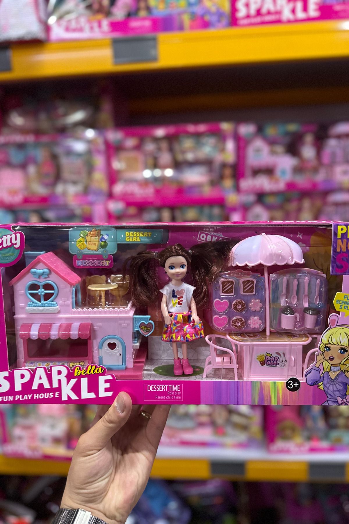 craftivio Eğlenceli Dış Mekan Temalı Oyuncak Bella Sparkle Sevimli Oyun Serisi