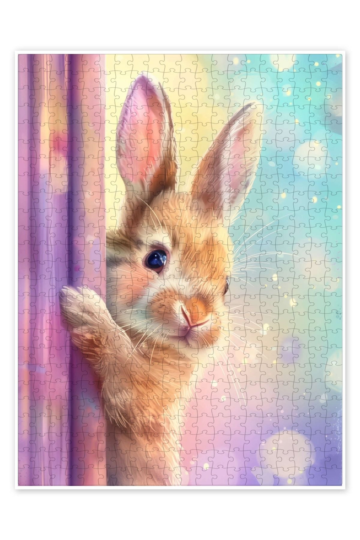 Jeronkarji Benim, tavşan! 500 Parça Puzzle Yapboz Çocuklar için Neşeli Hayvan Temalı