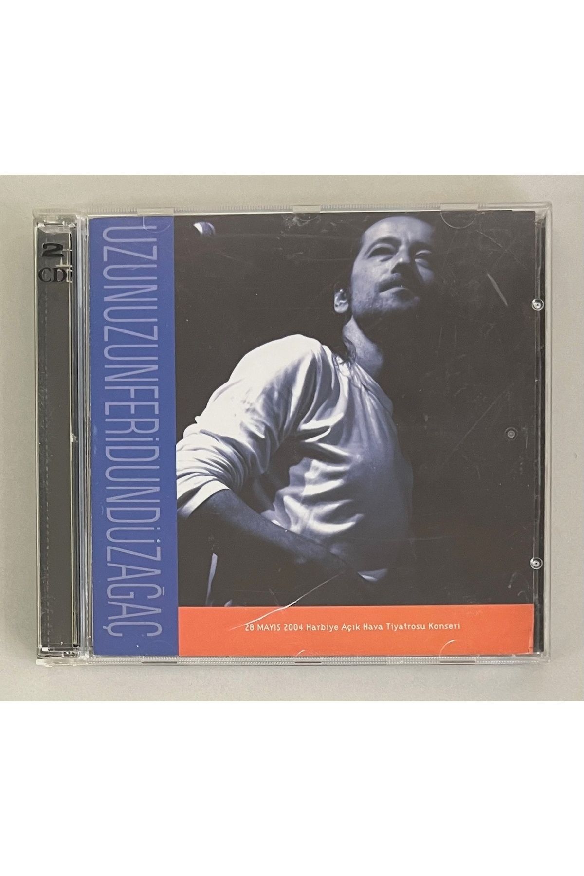 Plakevi İzmir Feridun Düzağaç Uzunuzun 28 Mayıs 2004 Harbiye Açık Hava Konseri 2 Cd (Orjnal Dönem Baskı Cd)