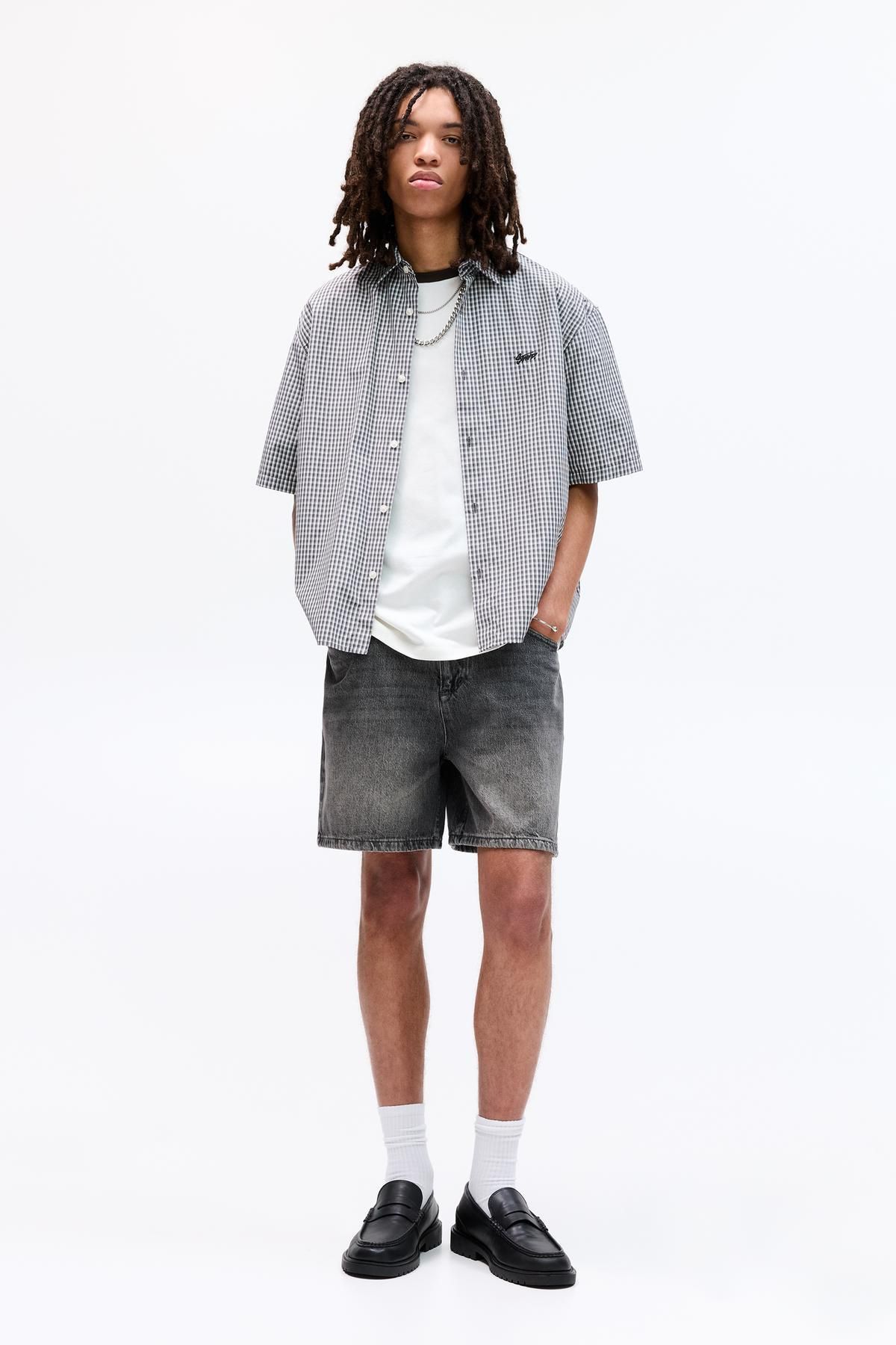 Pull & Bear Denim bermuda