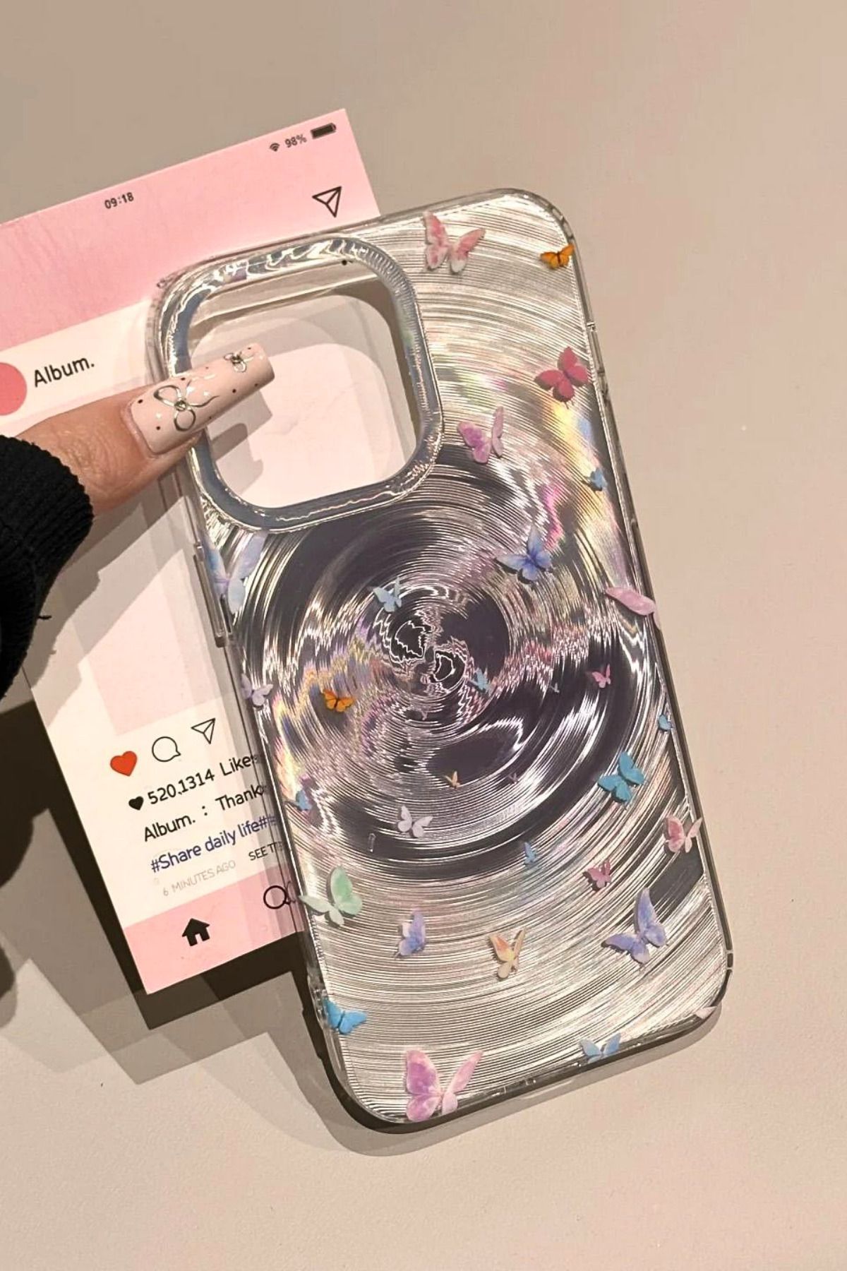 EWEC iPhone 11 Uyumlu Sevimli Ins Style Kore Stili Premium Telefon Kılıfı