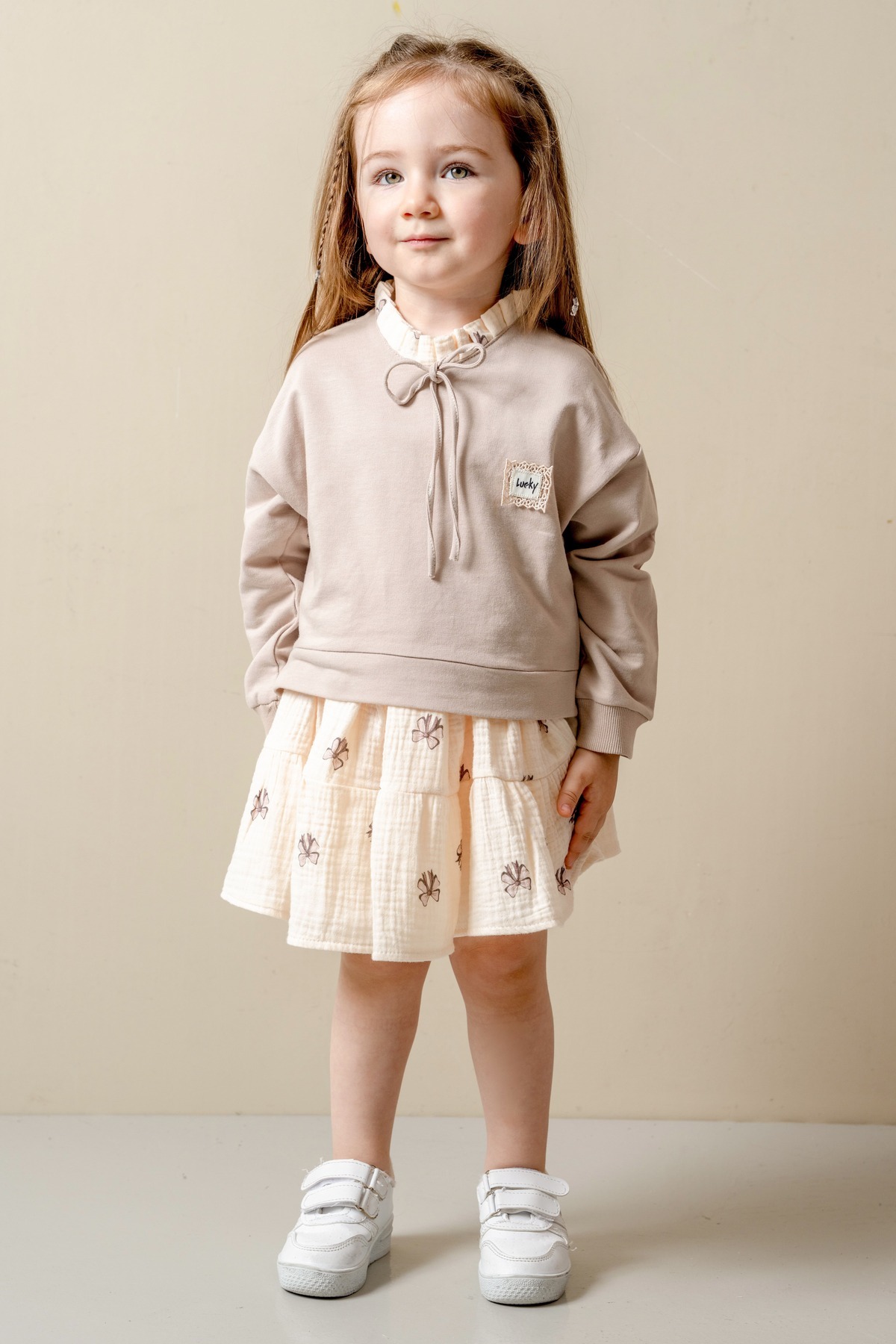 JNF kids Kız Bebek Etekli Takım Külotlu Çorap Hediyeli fotoğrafı 4 (önizleme)