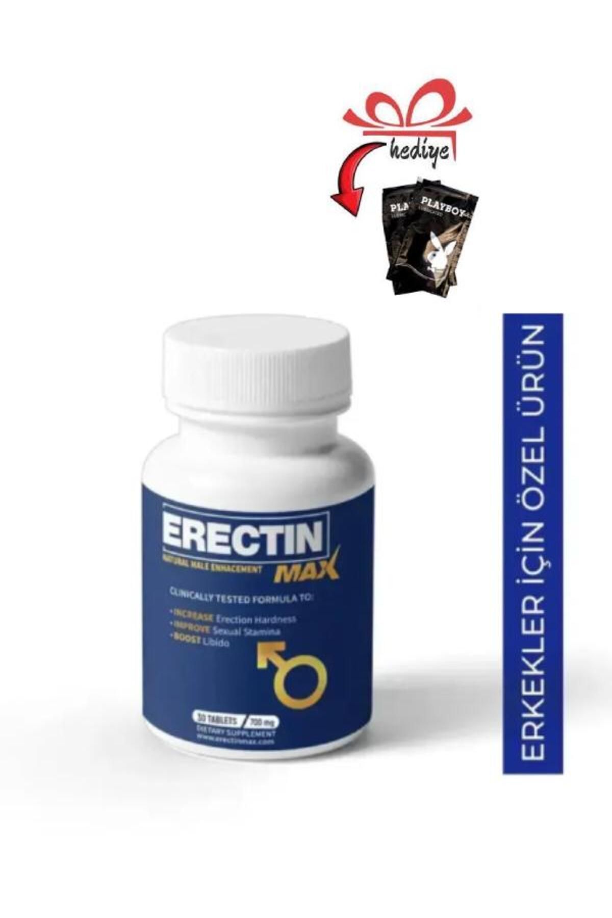 Dolce Erectin Max Natural Male Enhancement Performans Etkili Takviye 30'lu + Kayganlaştırıcı Jel