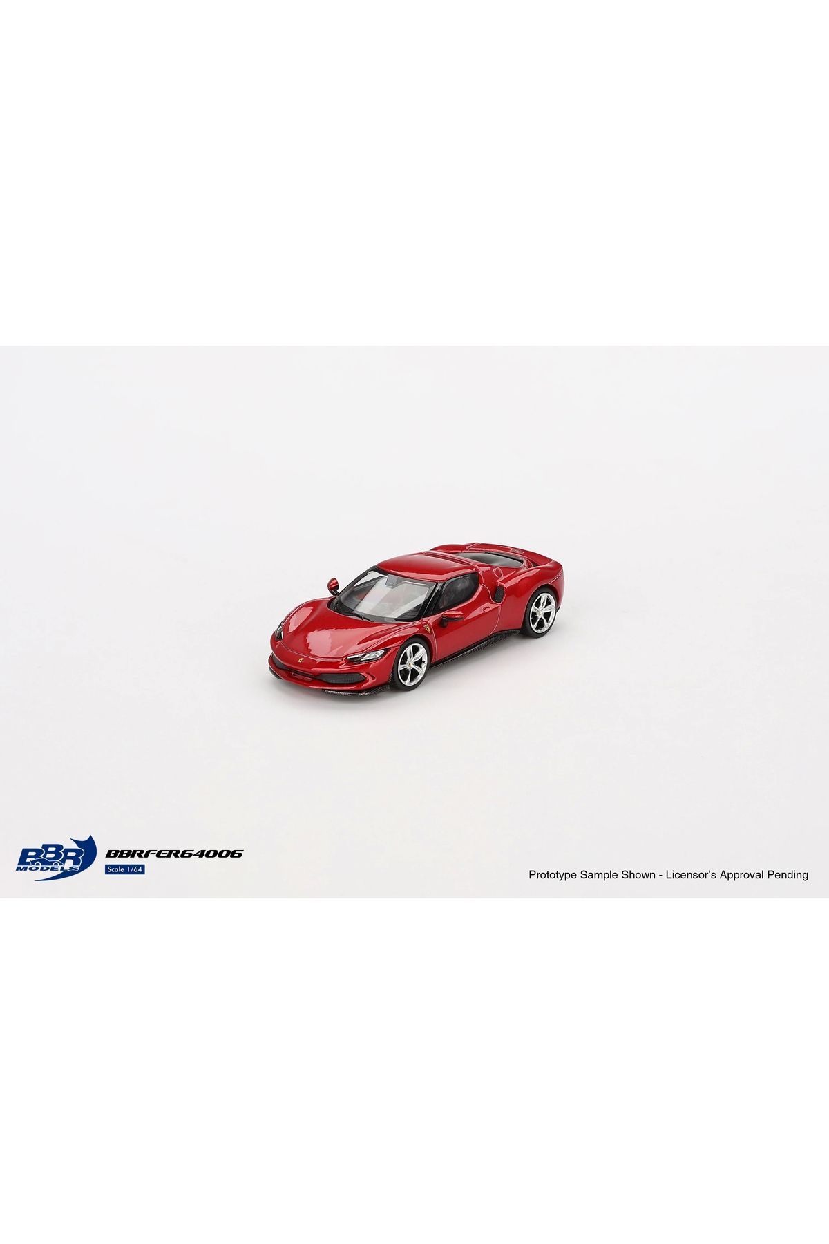 mini gt 1/64 BBR Ferrari 296 GTB Rosso Imola
