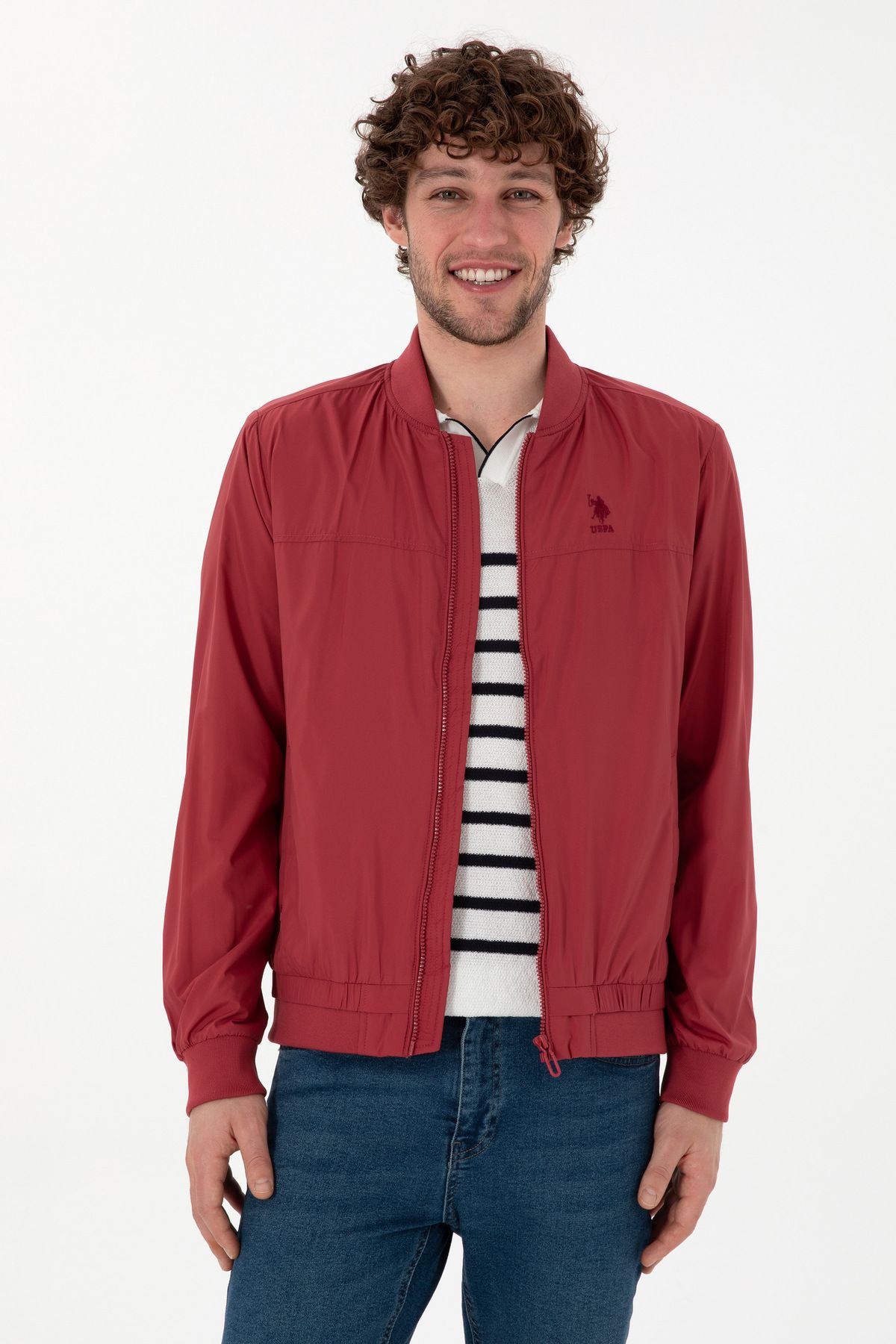 U.S. Polo Assn. Erkek Vişne Mont 50299394-VR223