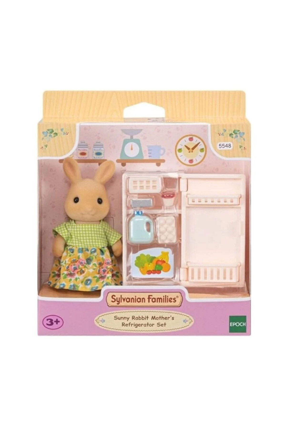 SYLVANIAN FAMILIES Sunny Tavşan Anne ve Buzdolabı Seti 5548