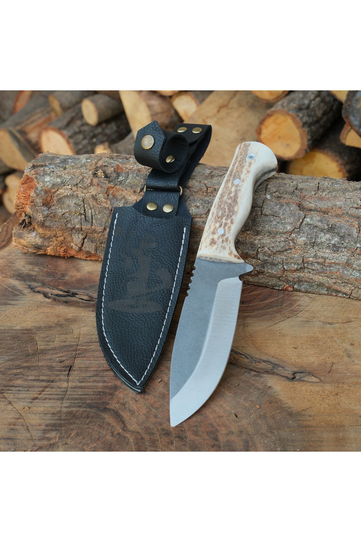 kösemehmet Av Bıçağı 24 Cm - Geyik Boynuzu Sap