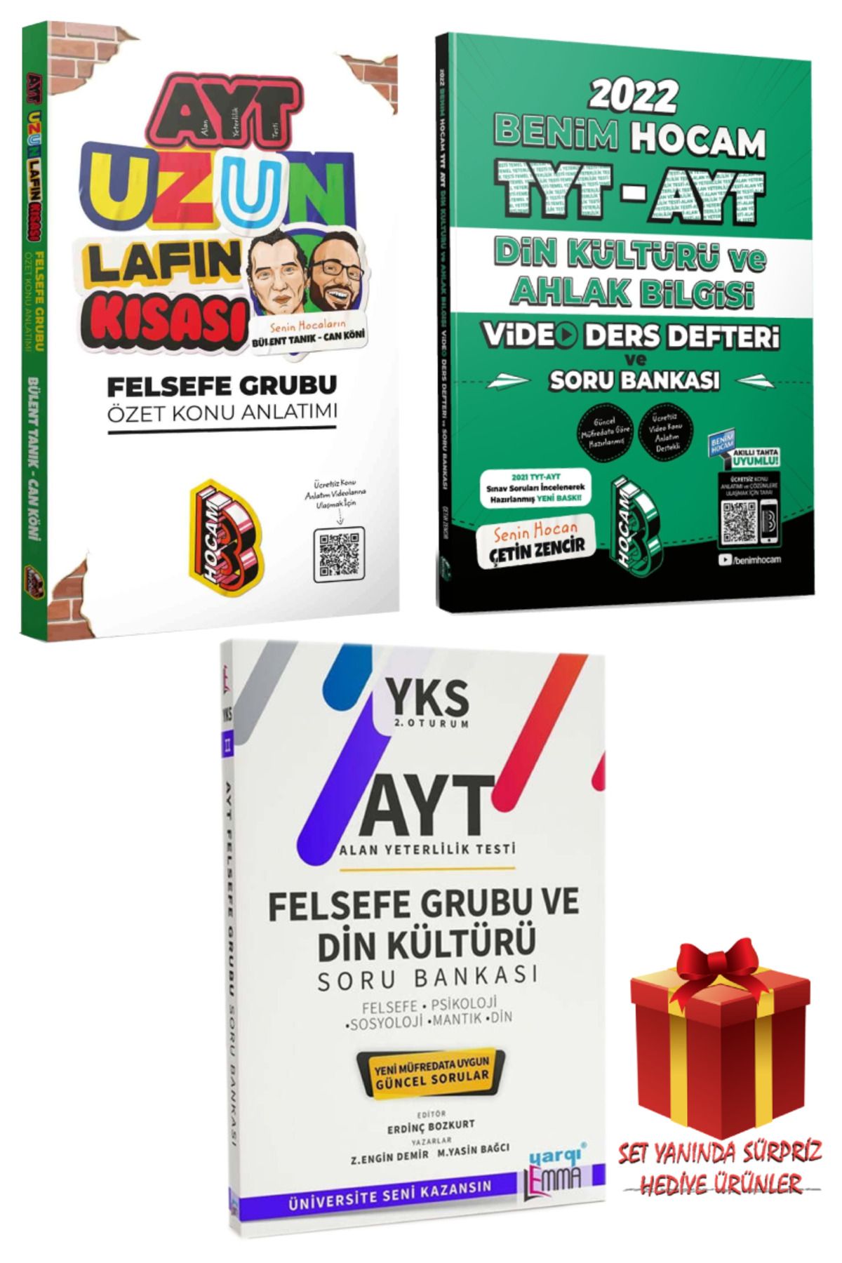 Panem Yayınları AYT Felsefe Grubu Konu+TYT-AYT Din Kültürü Video Ders Defteri ve SB+AYT Felsefe Din Kültürü SB