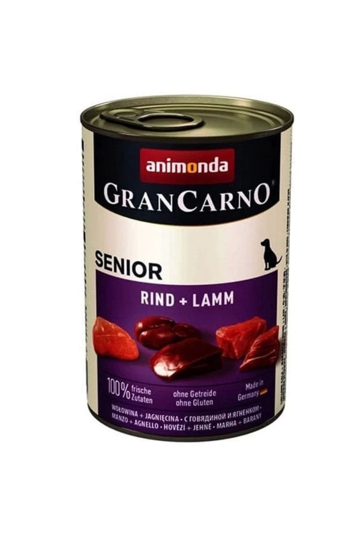 No8 Home Animonda Gran Carno Senior Kuzu Etli Yaşlı Köpek Konservesi 400 Gr