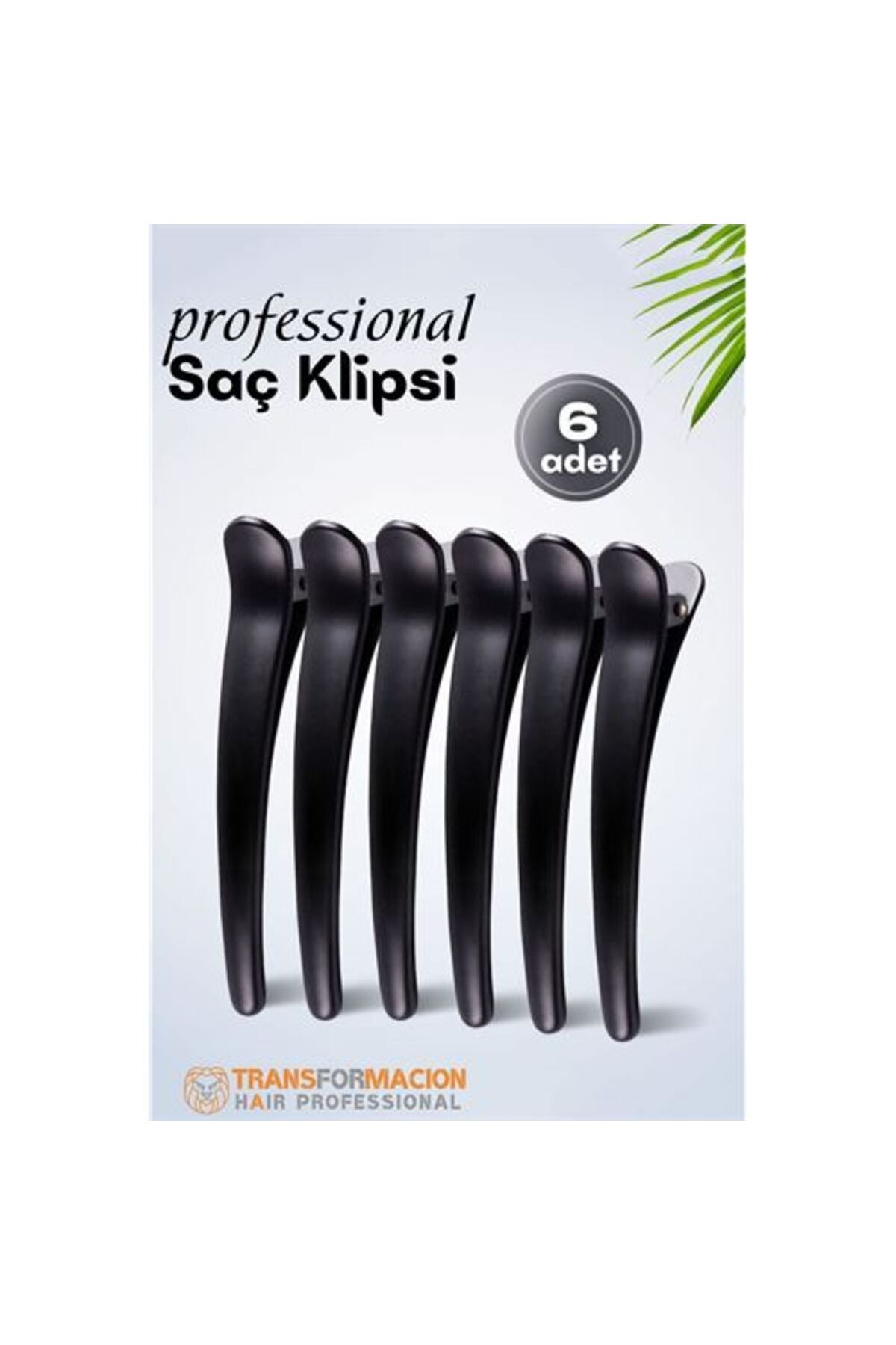 pazarella Kuaför Saç Klipsi - Profesyonel Toka 6 lı SET