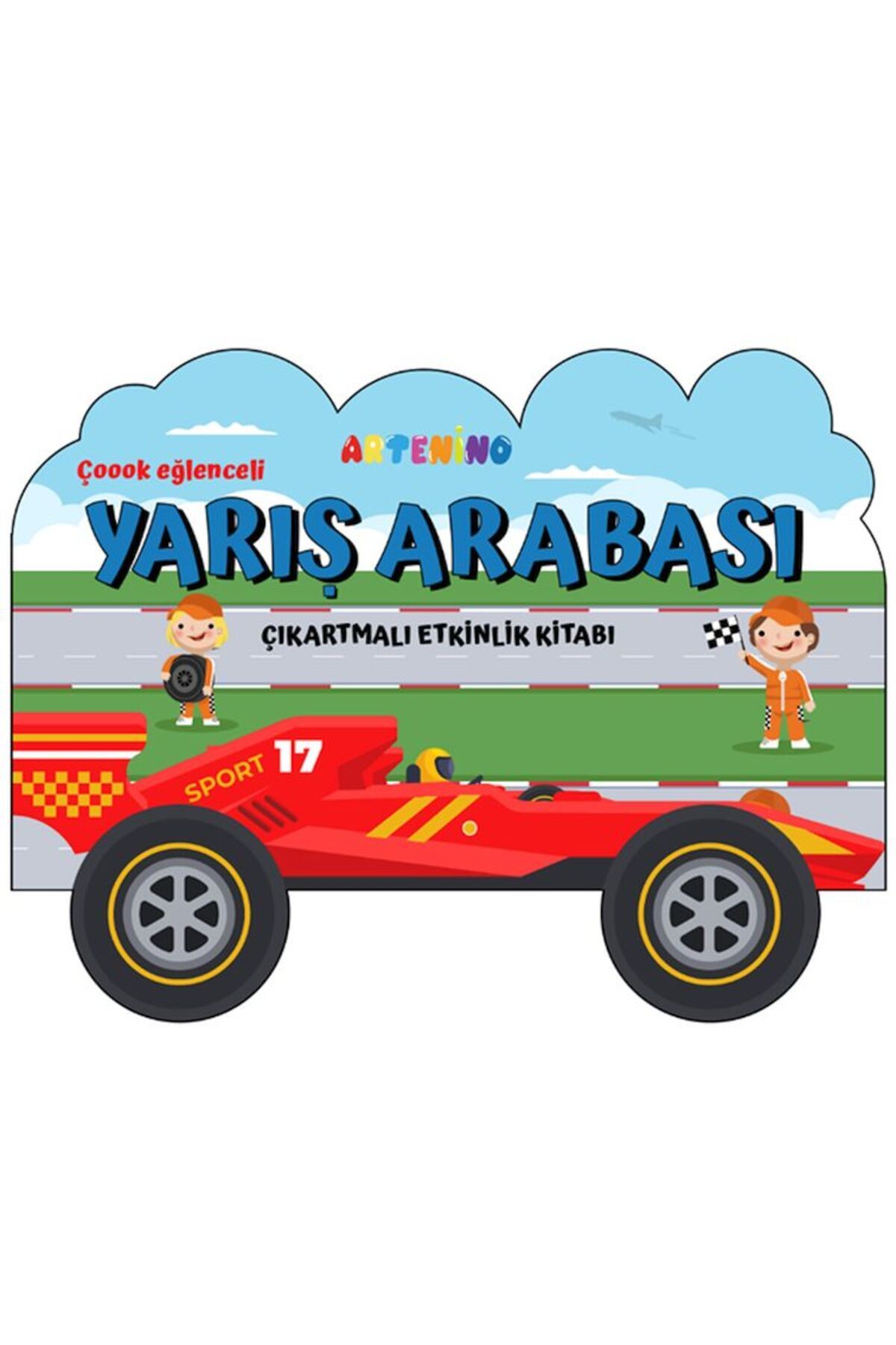 Destek Yayınları Taşıtlar Serisi - Yarış Arabası Çıkartmalı Etkinlik Kitabı