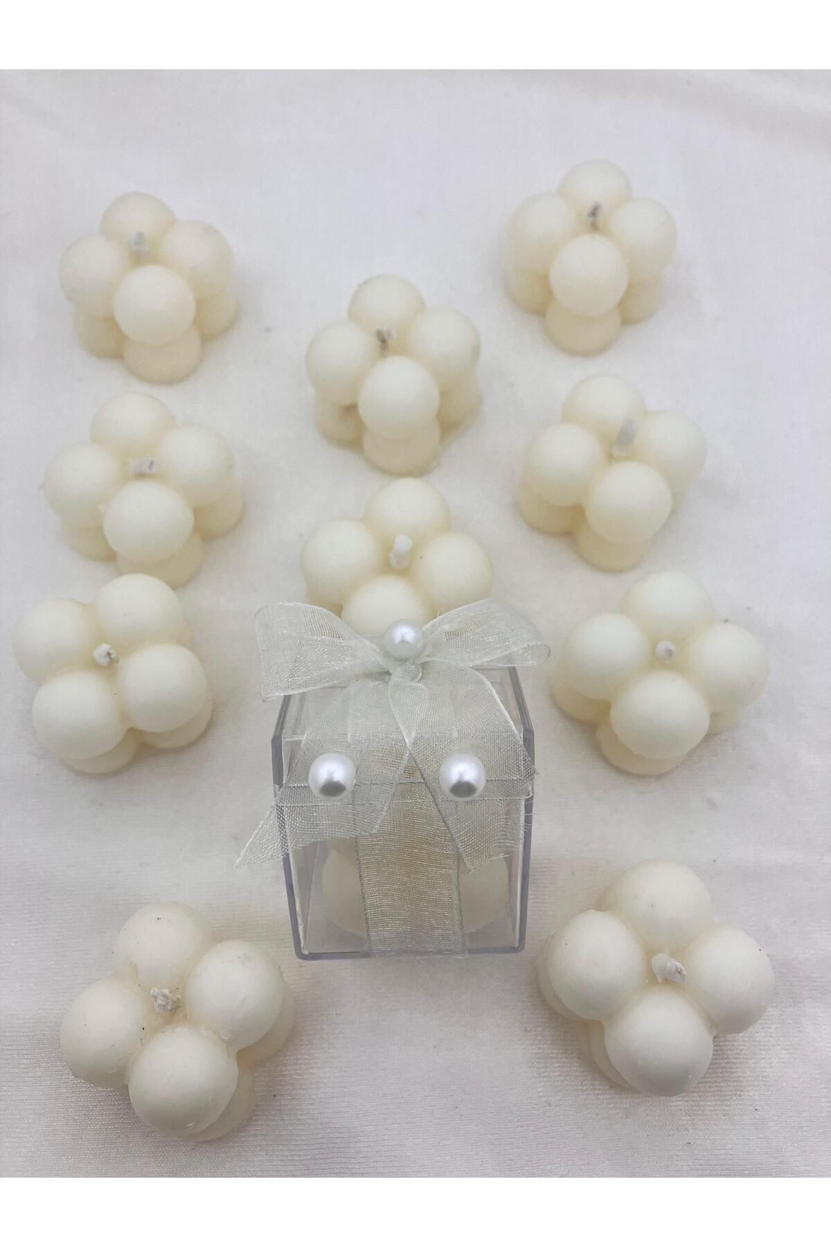 Penor sanat Mini Bubble Mum İncili Hediyelik Nikah Söz Nişan Doğum Günü Bebek Hediyesi 15 Adet kutulu