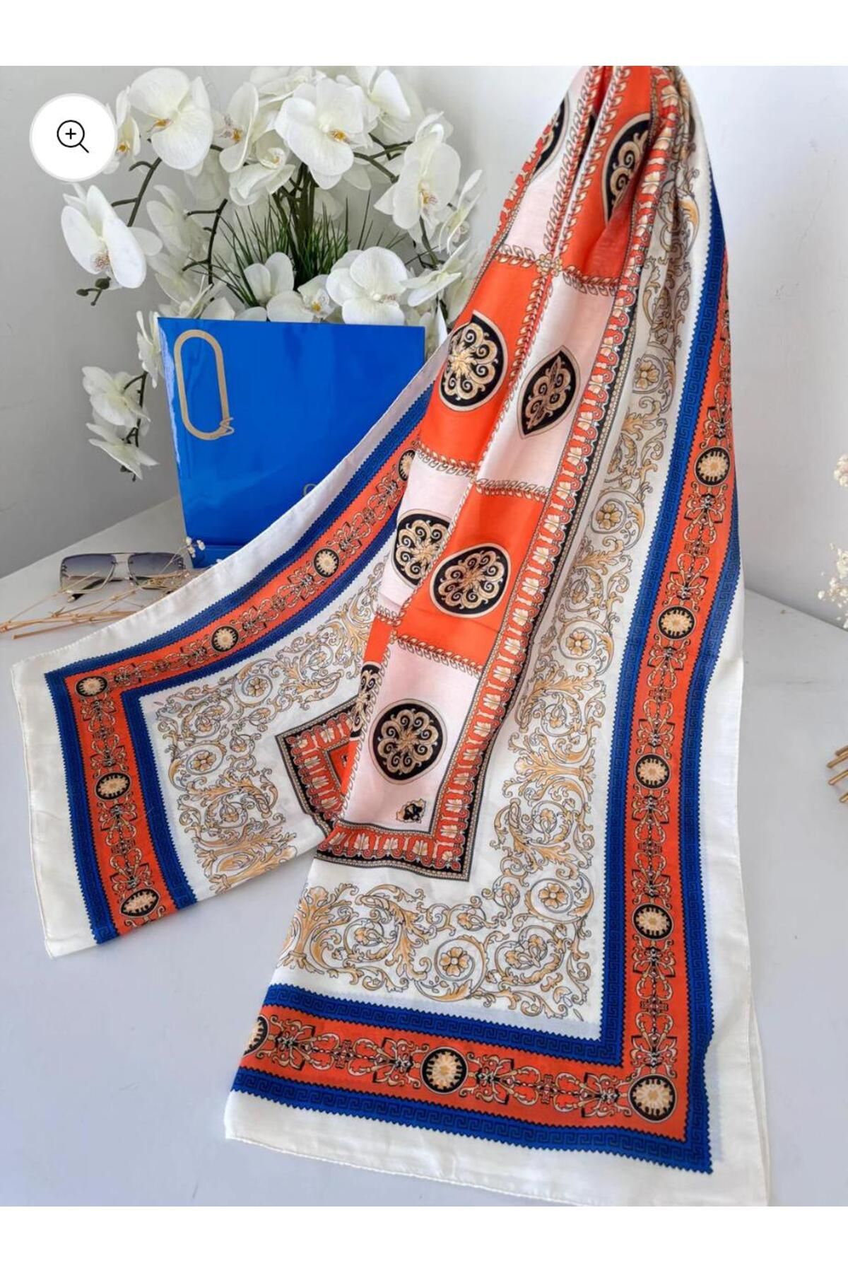 FASİON CRAFT MARKA DESENLİ PAMUK SOFT ŞAL