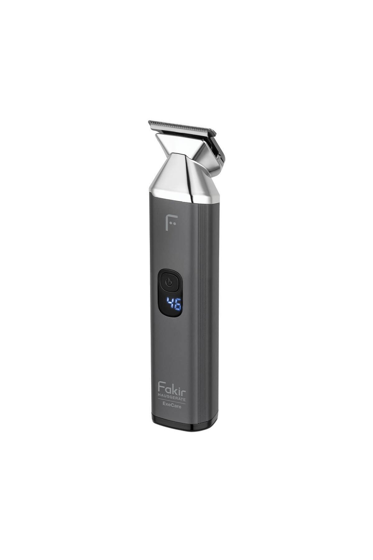 Fakir Execare 10'u 1 Arada Düzeltici Tıraş Makinesi, 5W Güç, LED Ekran, Kablosuz & Islak/Kuru Kullanım