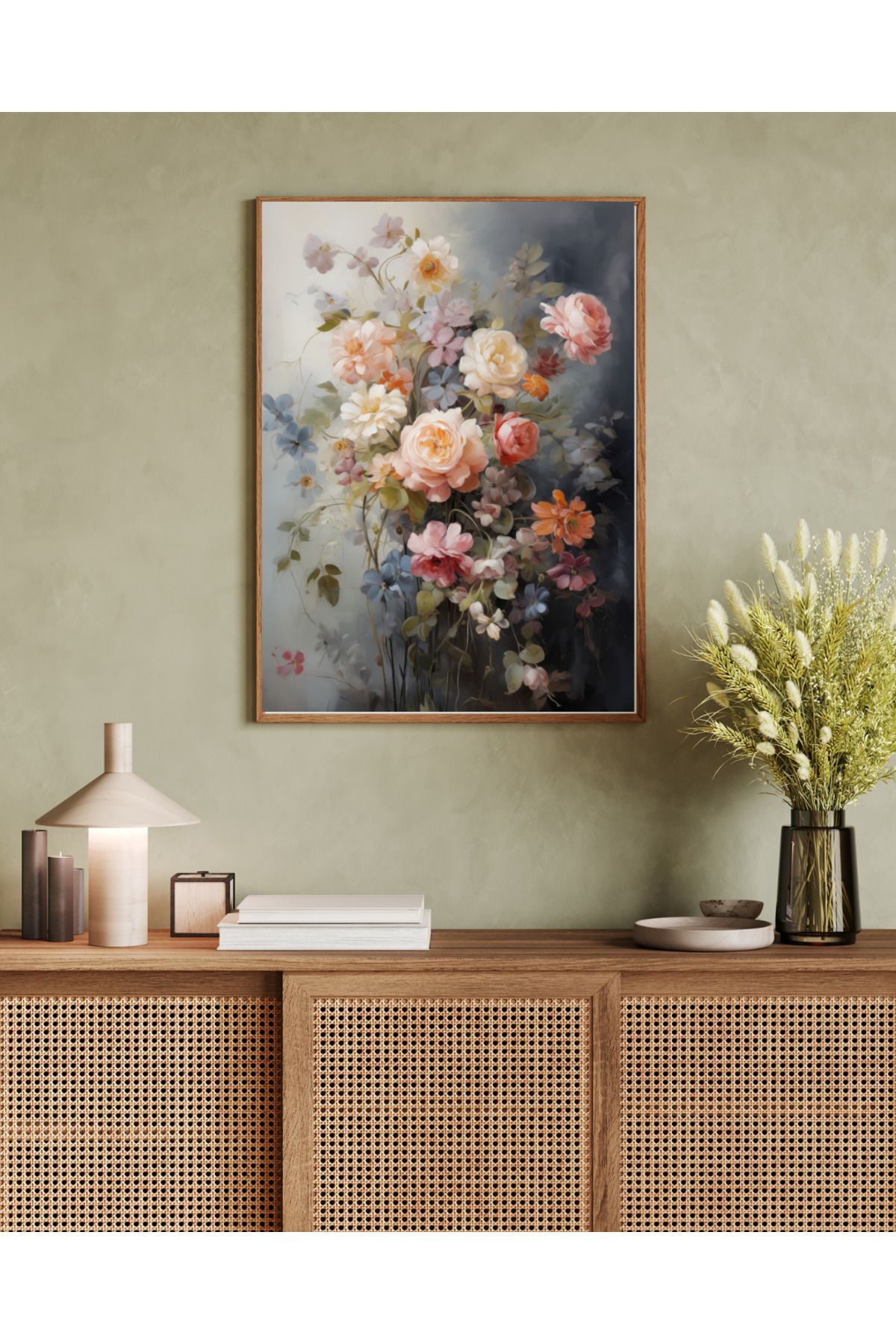 woodhomeworks tek parça salon ofis dekor tablo