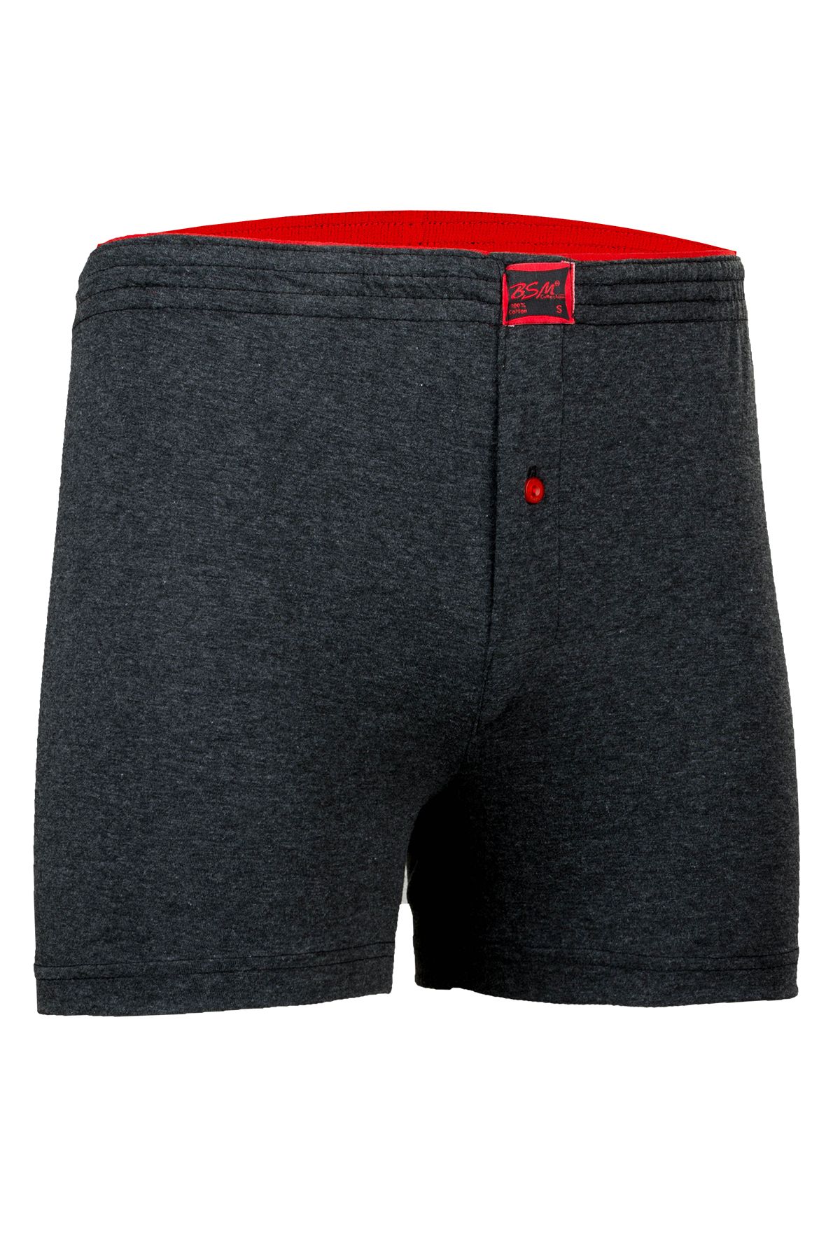 BSM Erkek Kemerli Pamuk Boxer 13404