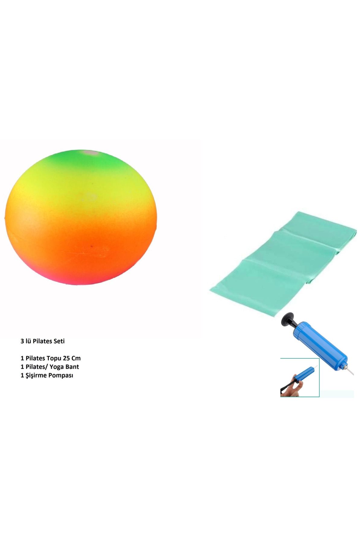 feifei Pilates Seti - Top - Pompa - Bant (336336)