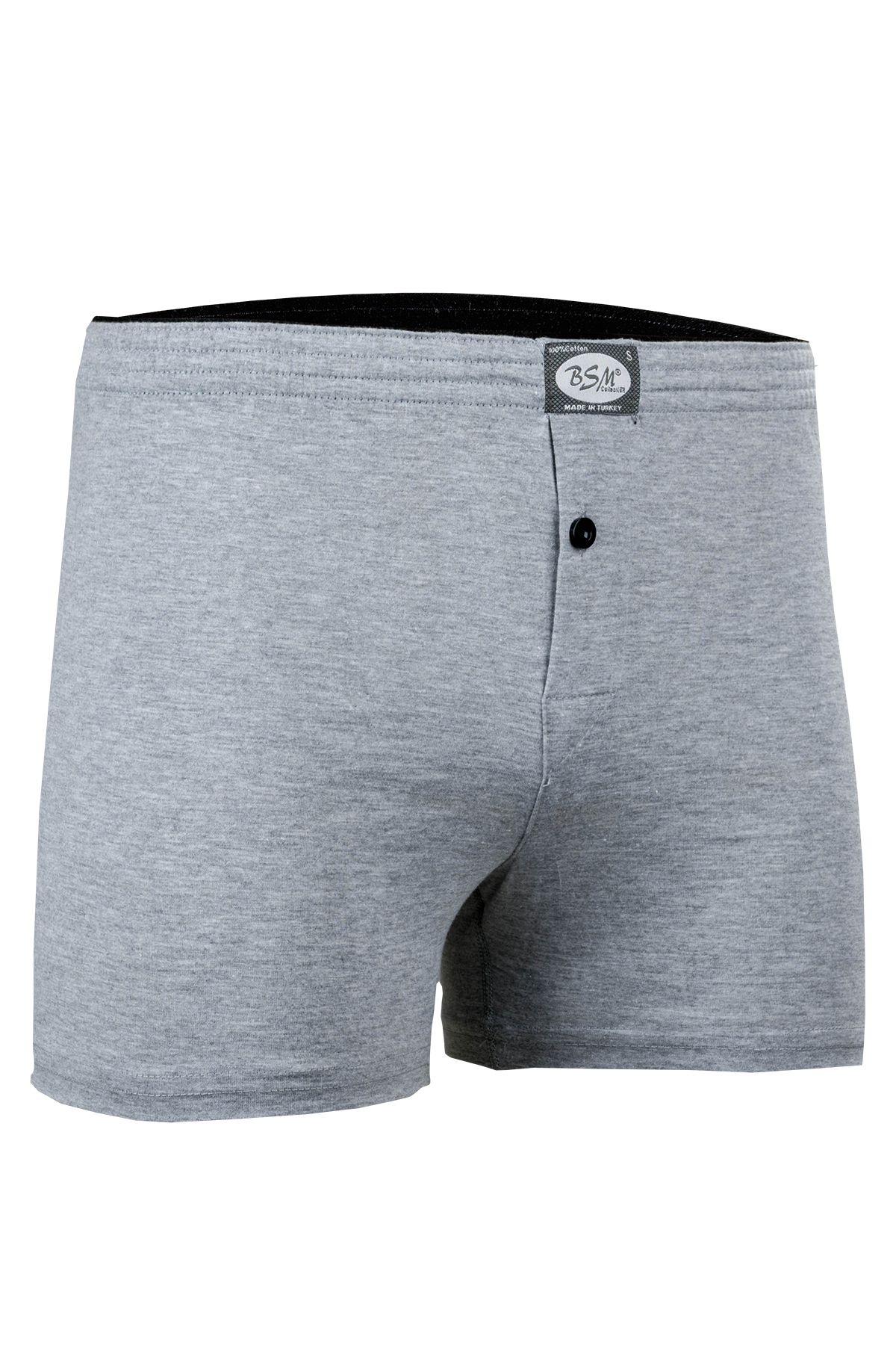 BSM Erkek Kemerli Pamuk Boxer 13404