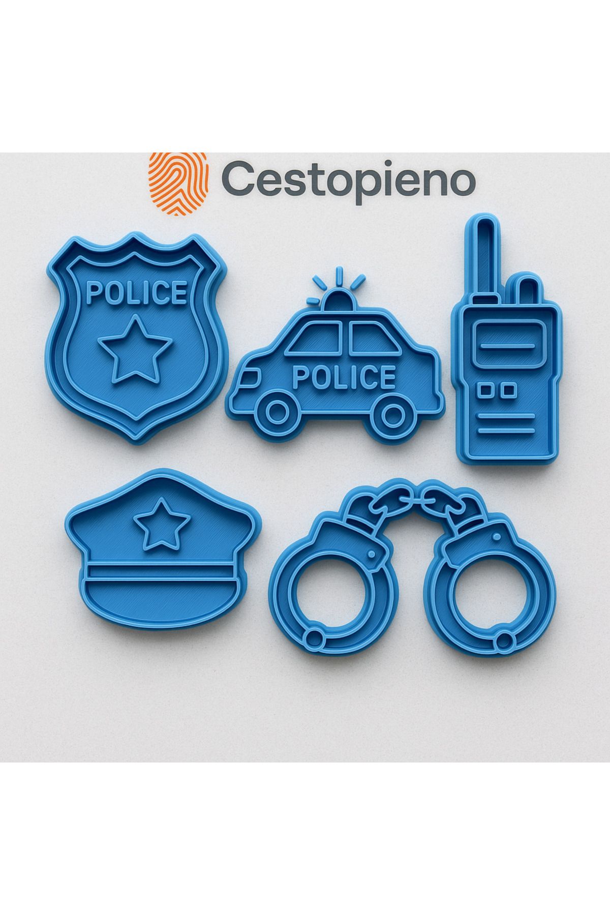 CESTOPİENO Polis Seti Hamur Şekillendirici/Kurabiye, Seramik, Polimer Kil, Oyun Hamuru/Karışık Renk