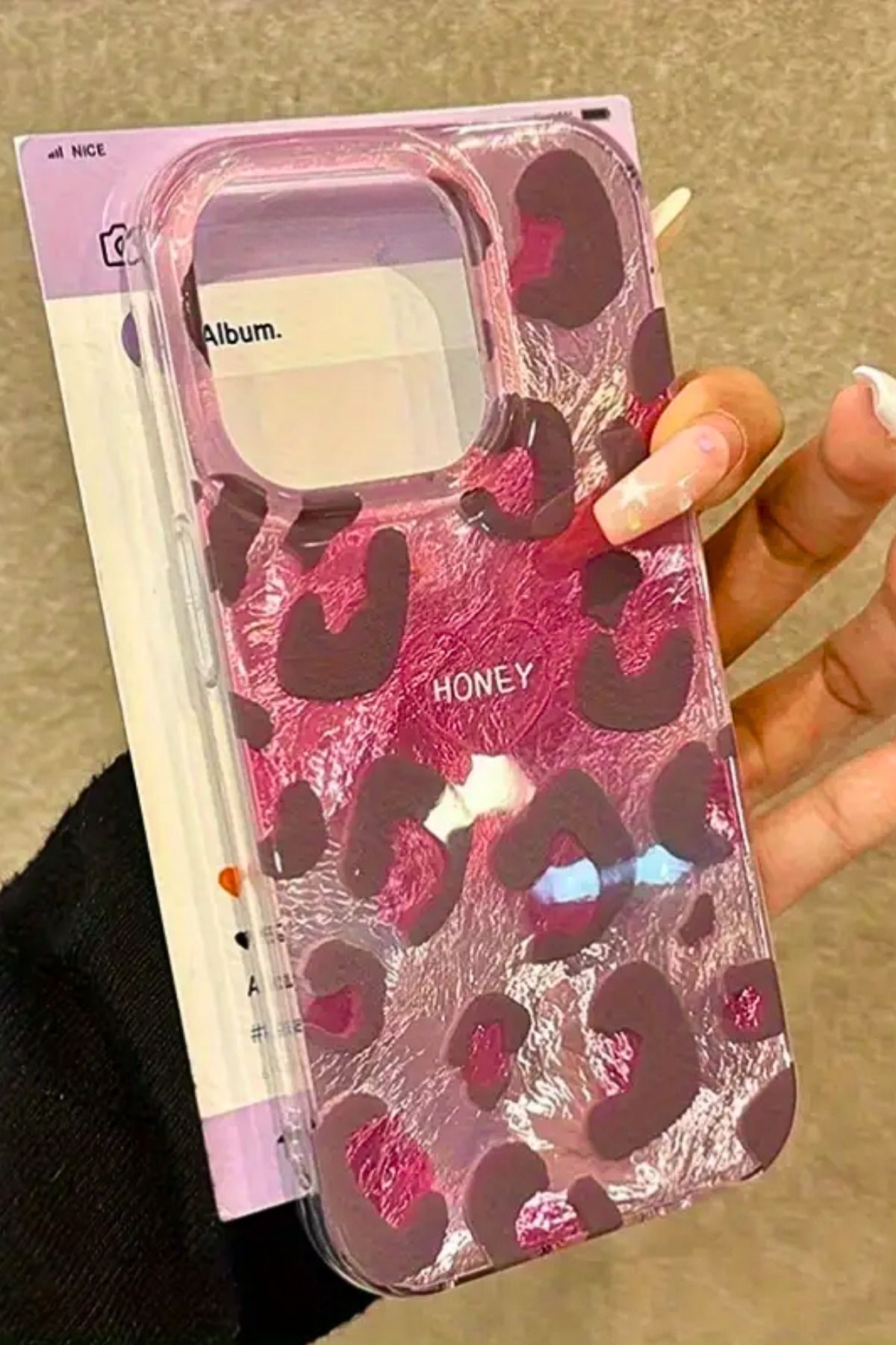 EWEC iPhone 14 Pro Uyumlu Sevimli Ins Stili Şirin Premium Telefon Kılıfı