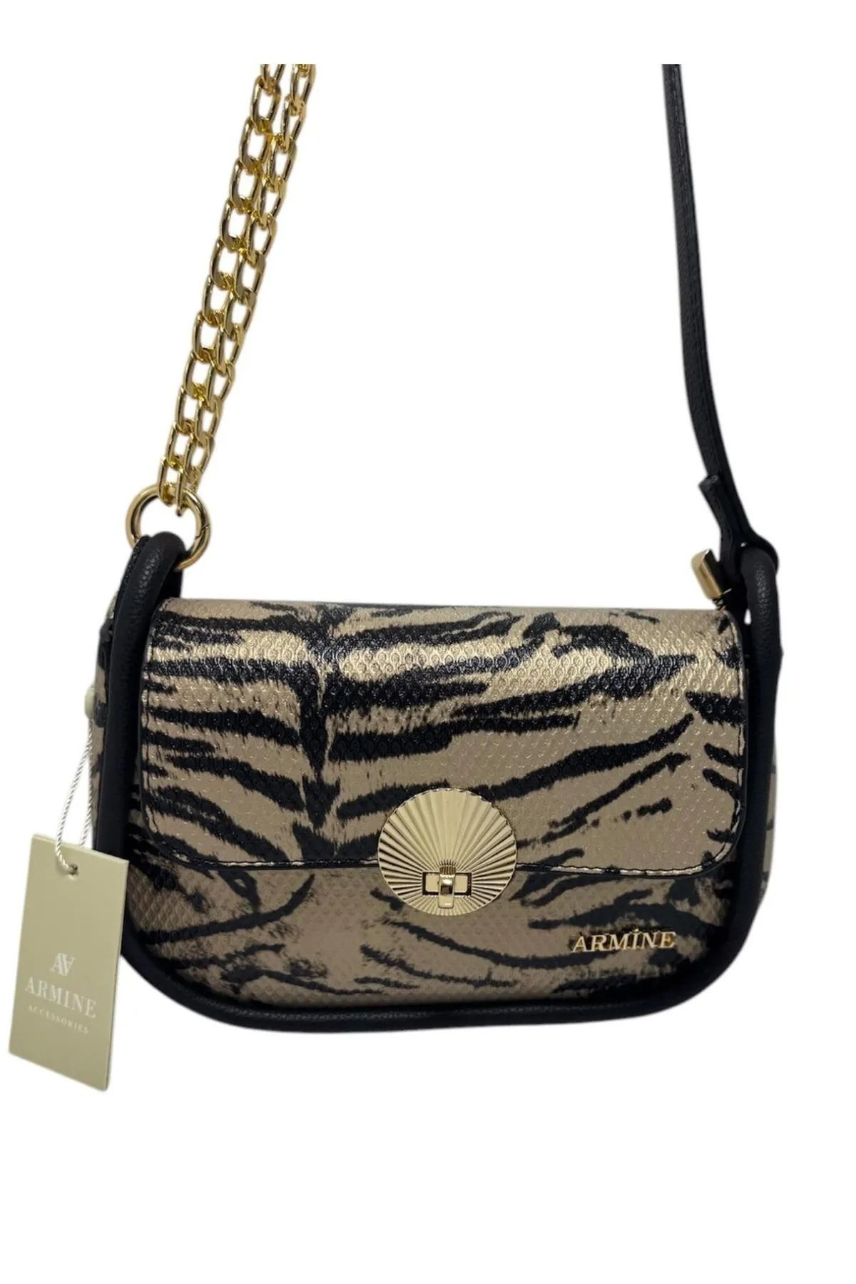 Armine SİYAH Armine Leopar Çanta 397