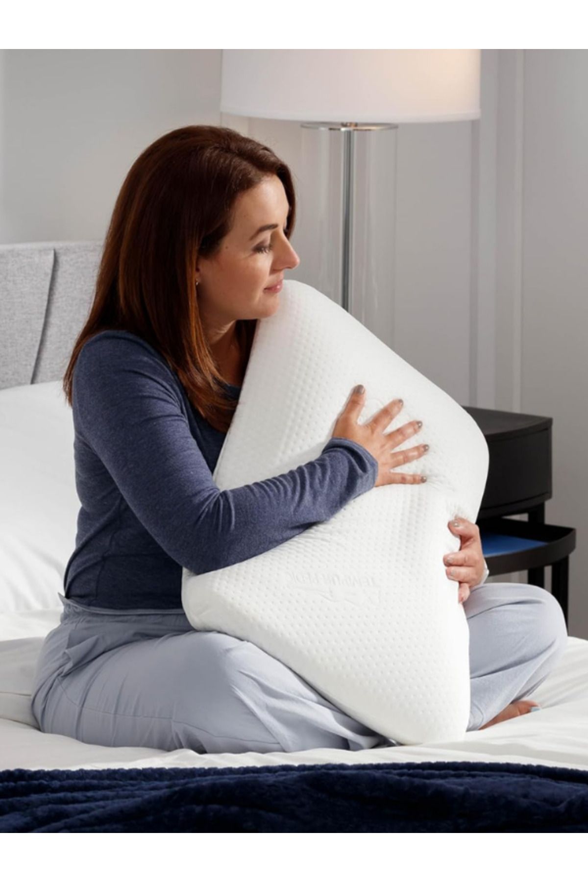 biomood Uykucu Visco Visko Ortapedik Hafızalı Yastık & Boyun Omurga Koruyucu Hafızalı Pillow