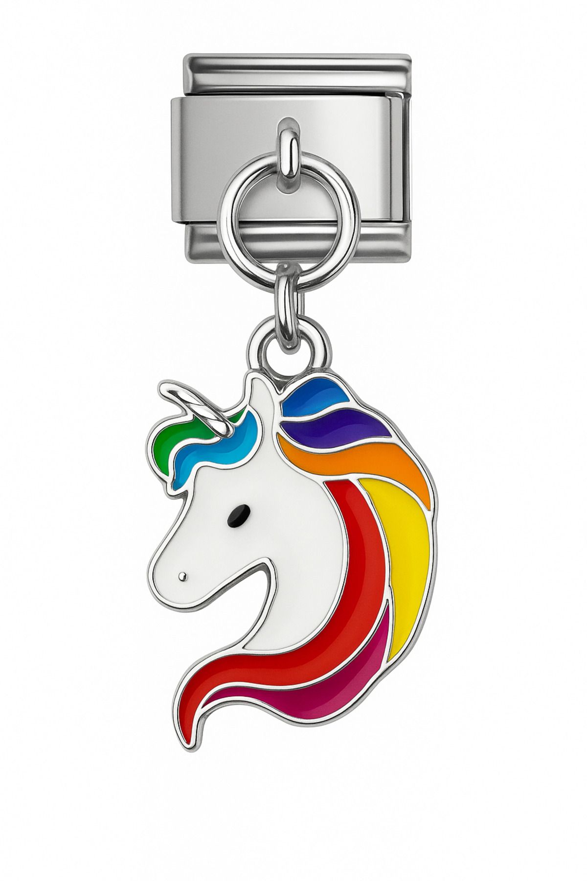 RoyalVance İtalyan Charm Çelik Unicorn Charm - Bileklik Uyumlu