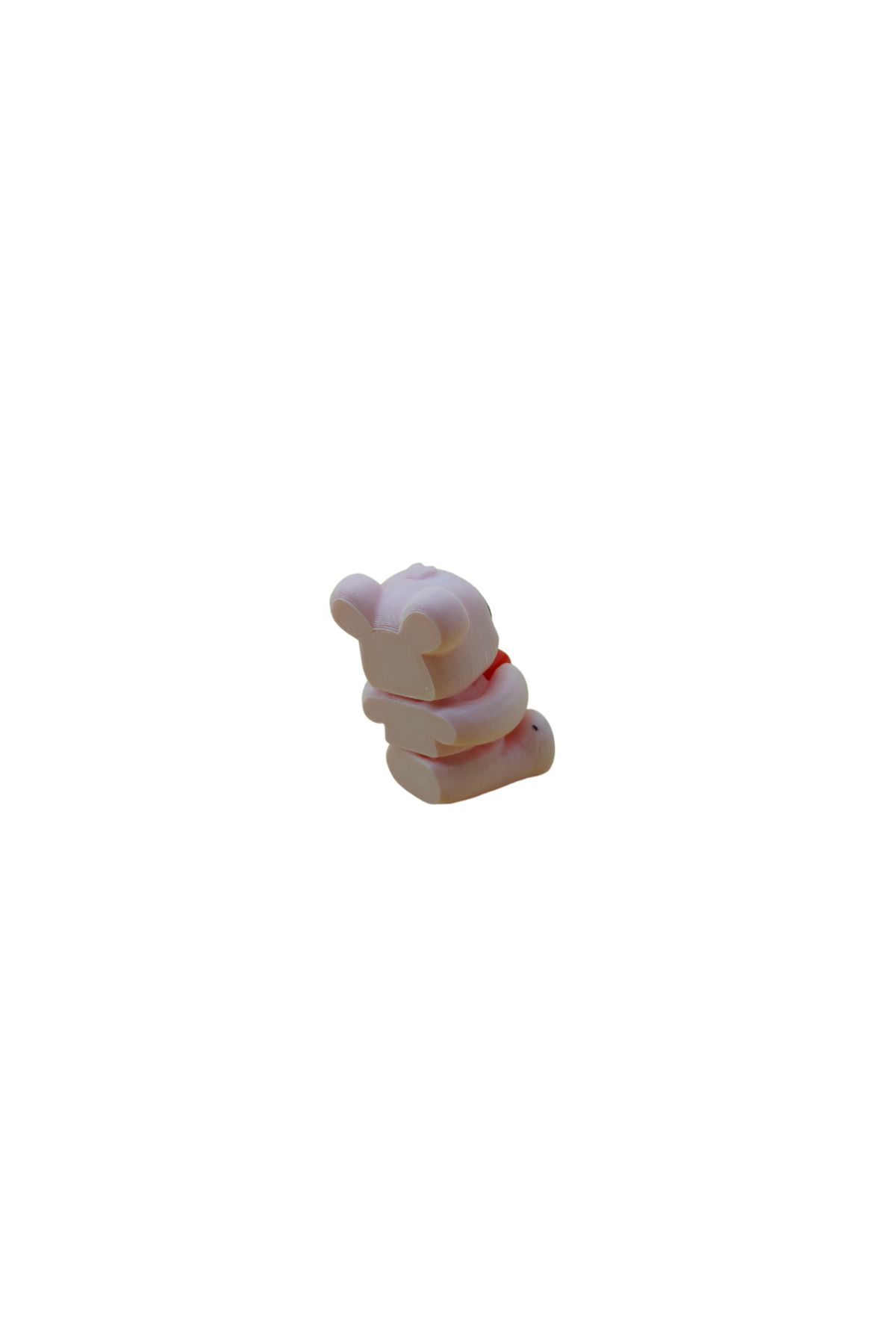 Totilina Aşk Ayısı Pembe - 3D Sevgiliye Özel Hediye Figür