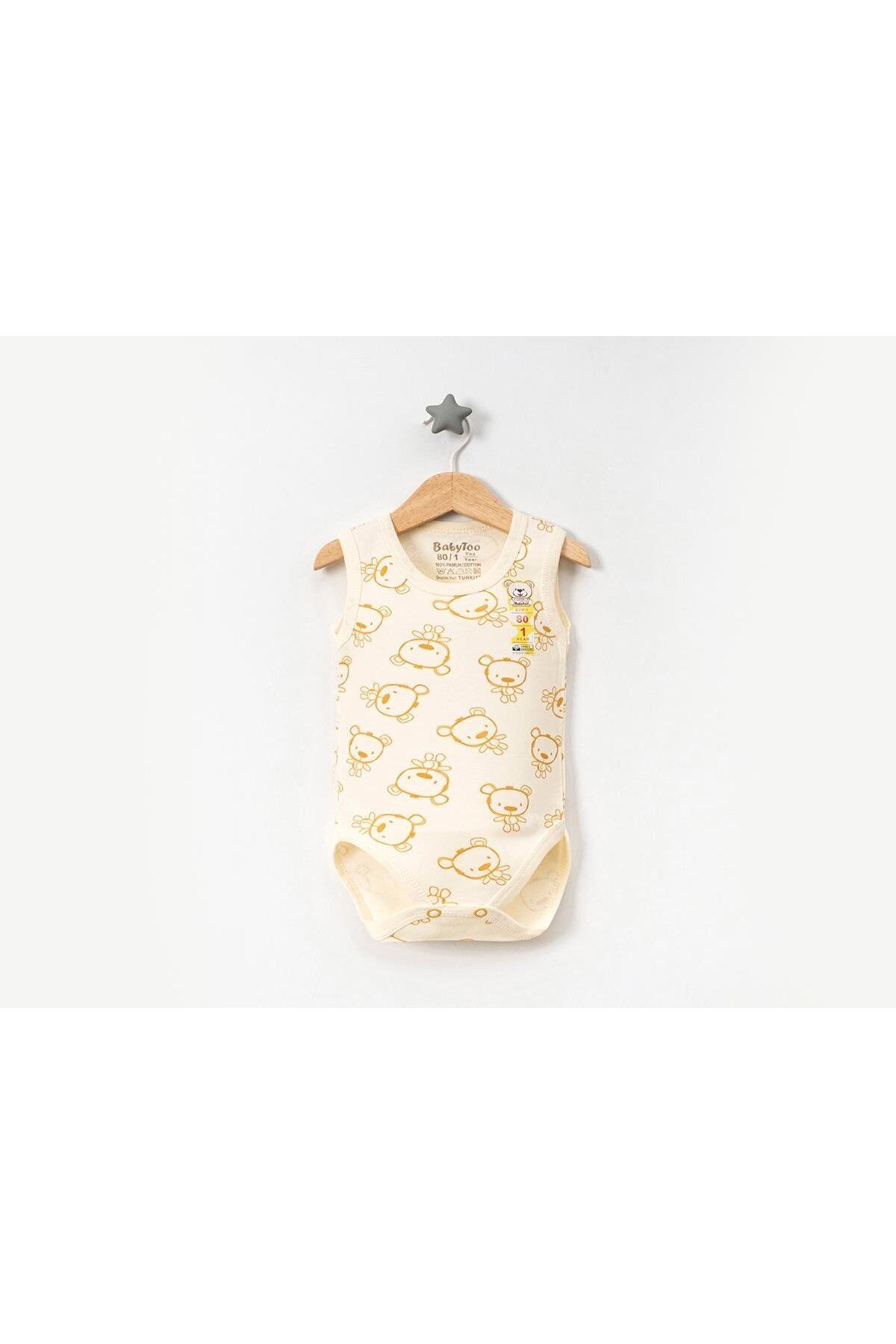 Babytoo AYICIK DESENLİ ÇITÇITLI BODY 1-9 M