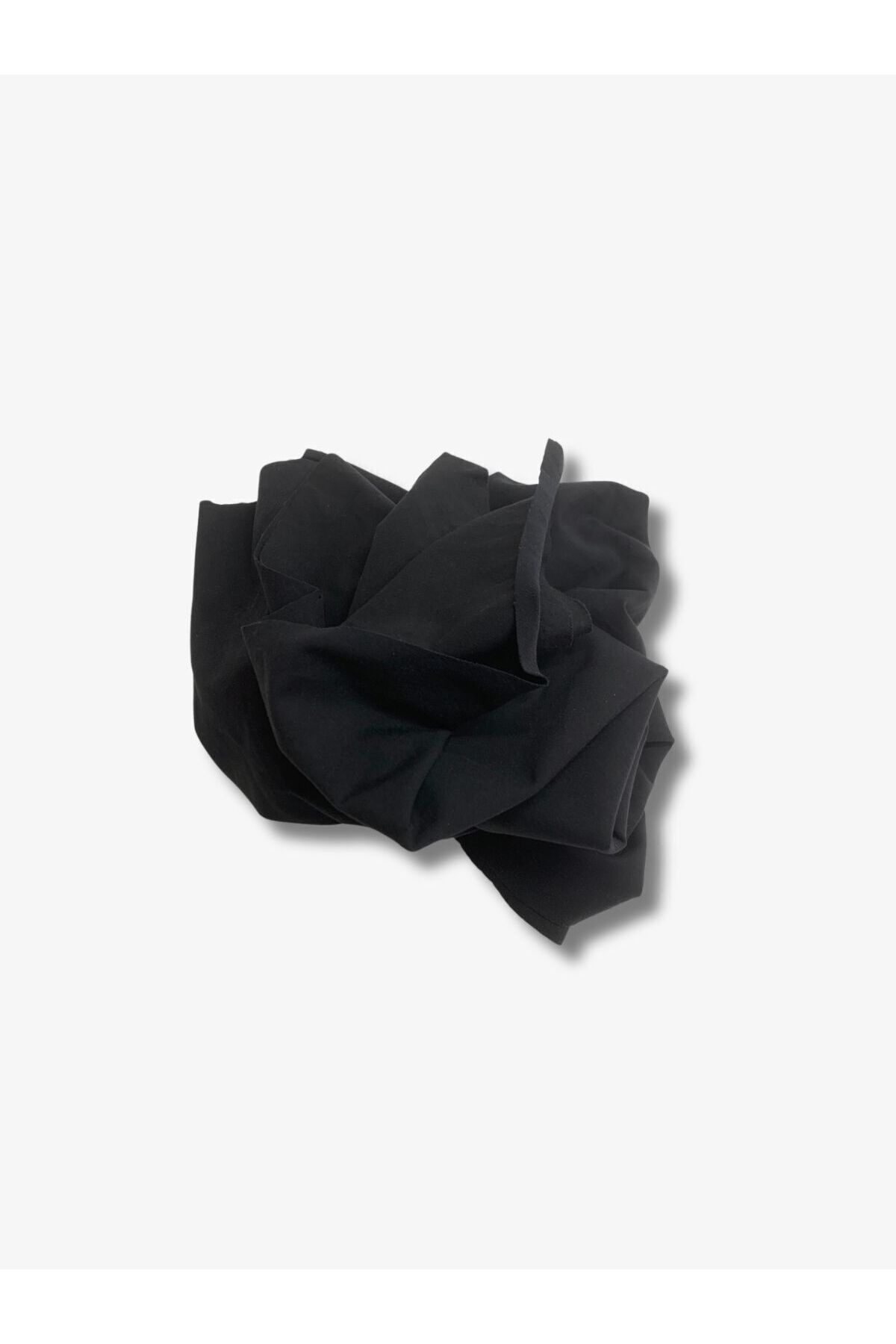 Yiğit Kumaş Dökümlü Esnek Takımlık Polyester Penye Kumaş, Parça 80x110 cm Siyah Renk