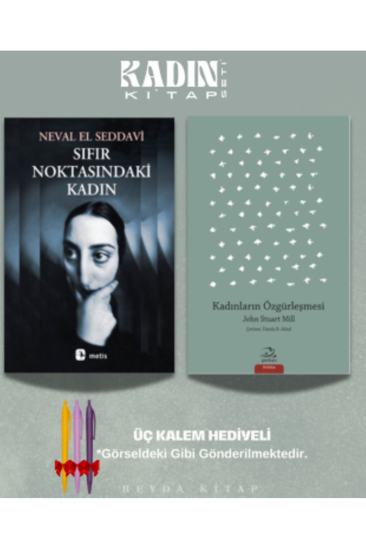 Metis Yayınları Sıfır Noktasındaki Kadın - Kadınların Özgürleşmesi - Kitap Seti - Üç Kalem Hediyeli