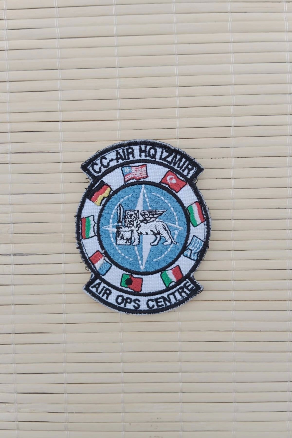 İZMİR ASKERİ MALZEME CC Air HG izmir air OPS Centre Yazili Nakis islemeli Arma Pec Patch