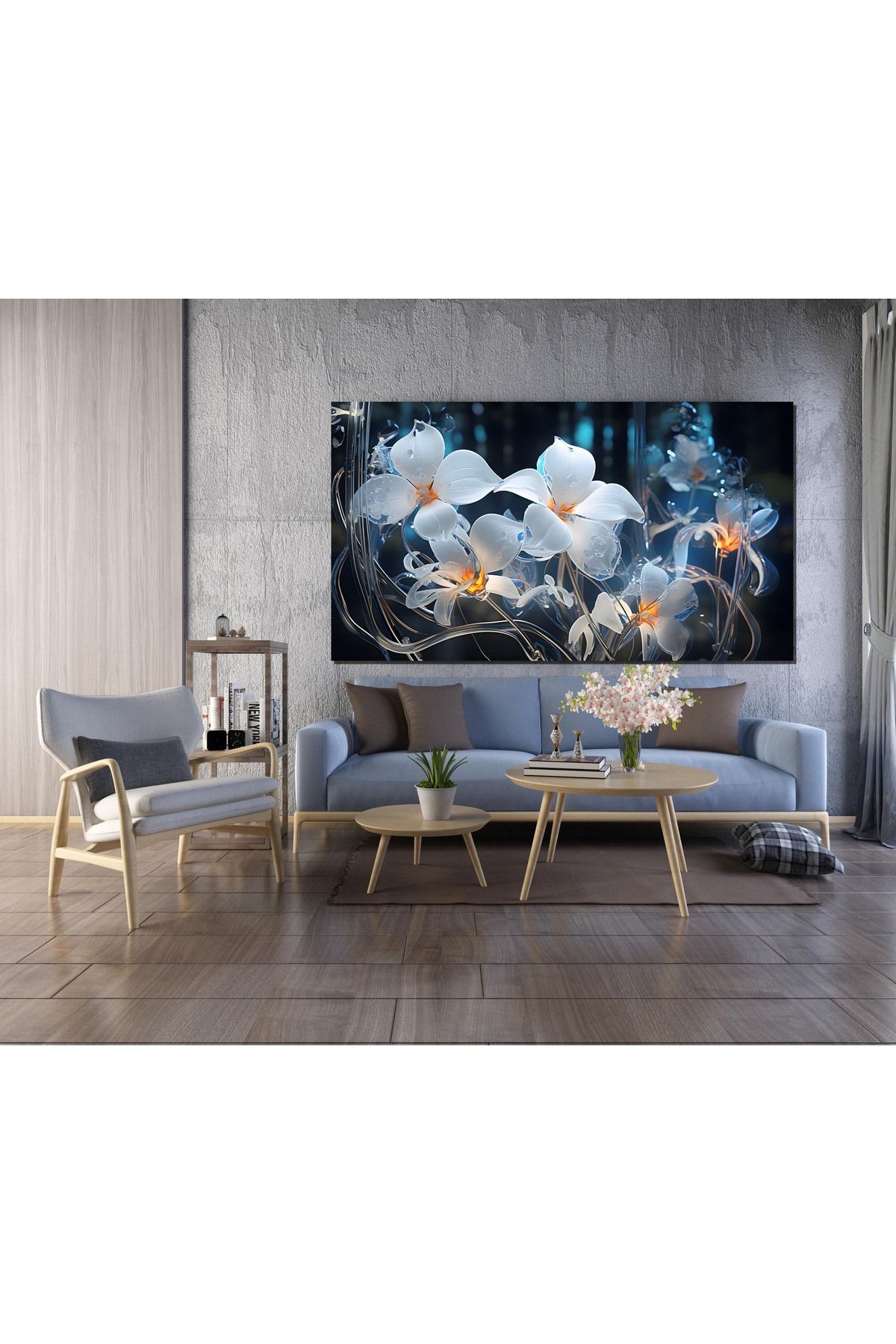 ESLEM LOTUS ÇİÇEĞİ TABLO