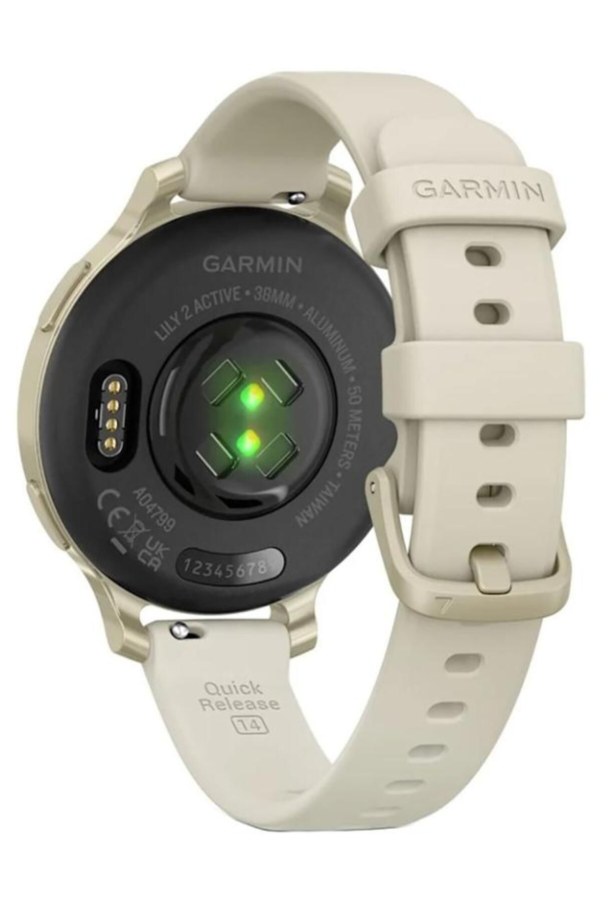 Garmin-Lily 2 Active watch, AMOLED display, display size 25.4 mm x 21.3 mm, display resolution 2