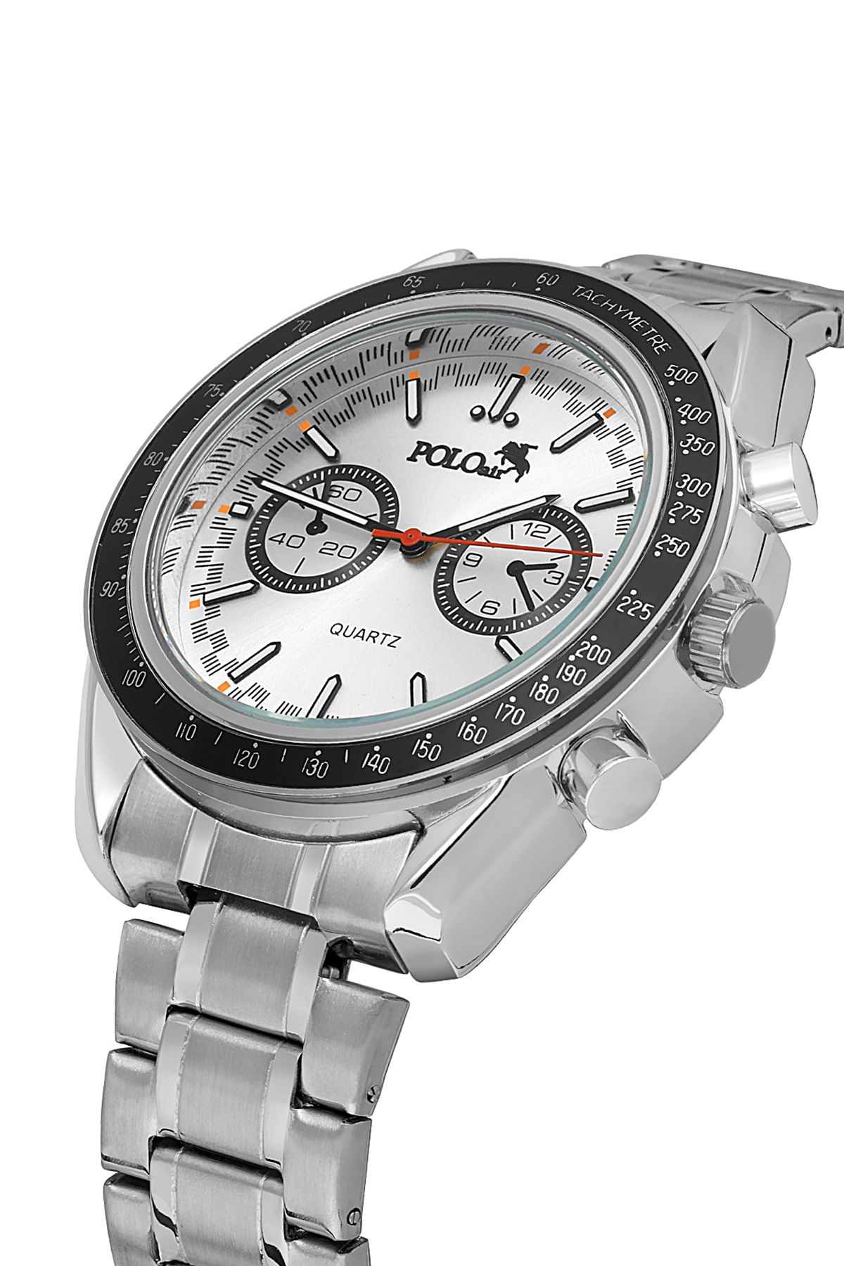 Polo Air Spor Kasa Erkek Kol Saati Gümüş Renk PL-0991E2x