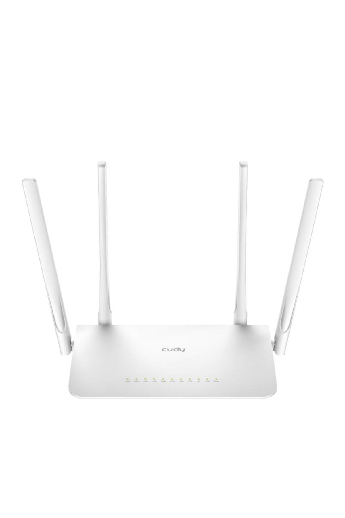 cudy-AC1200 Gigabit Dual Band Wi-Fi Mesh Router, Chipset MediaTek, 5 × 10/100/1000Mbps RJ45 Por 1