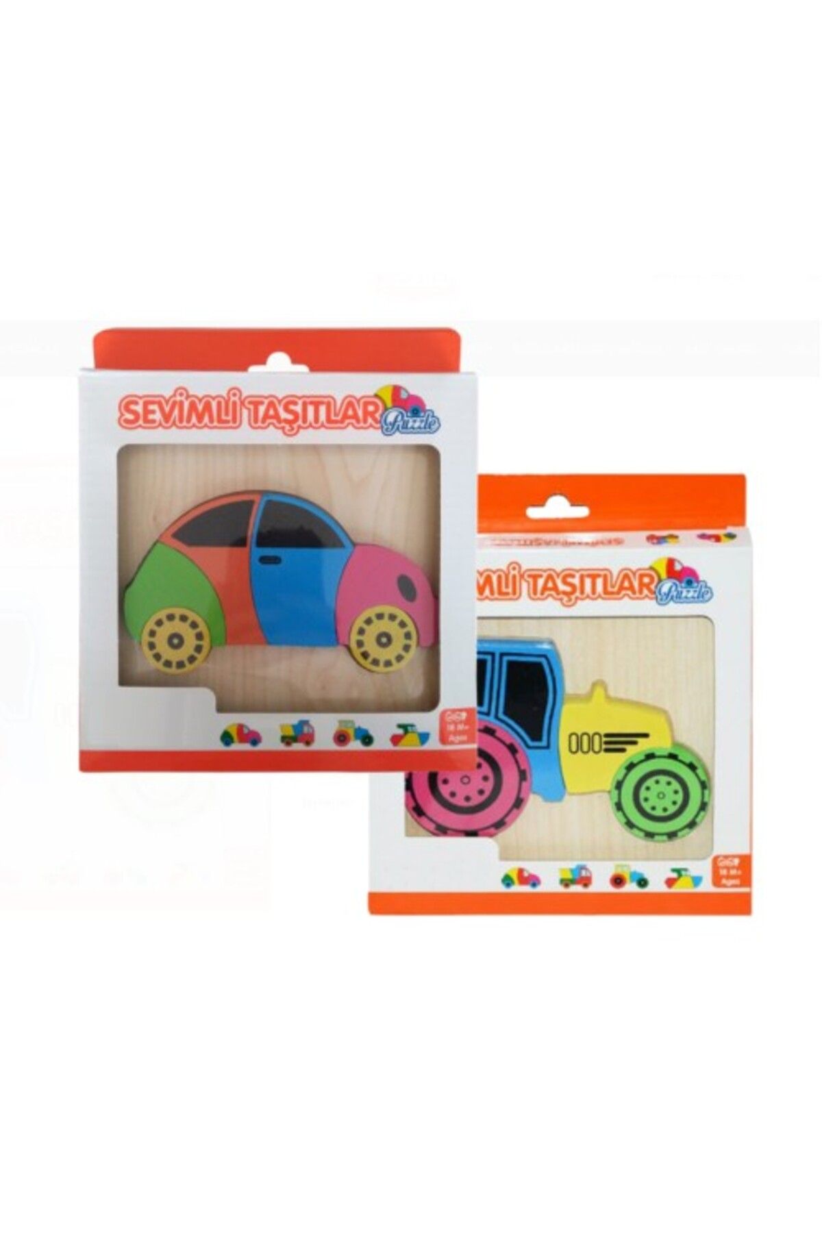 BellevieStore Sevimli Taşıtlar Yapboz