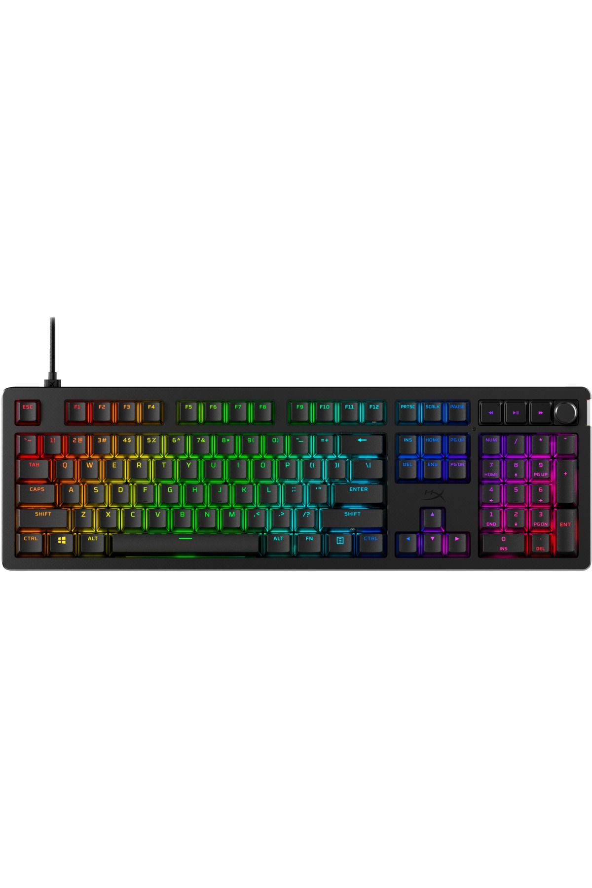 HP-HyperX Alloy Rise mechanical gaming keyboard, RGB lighting (16,777,216 colors), Hyperx linear s 1