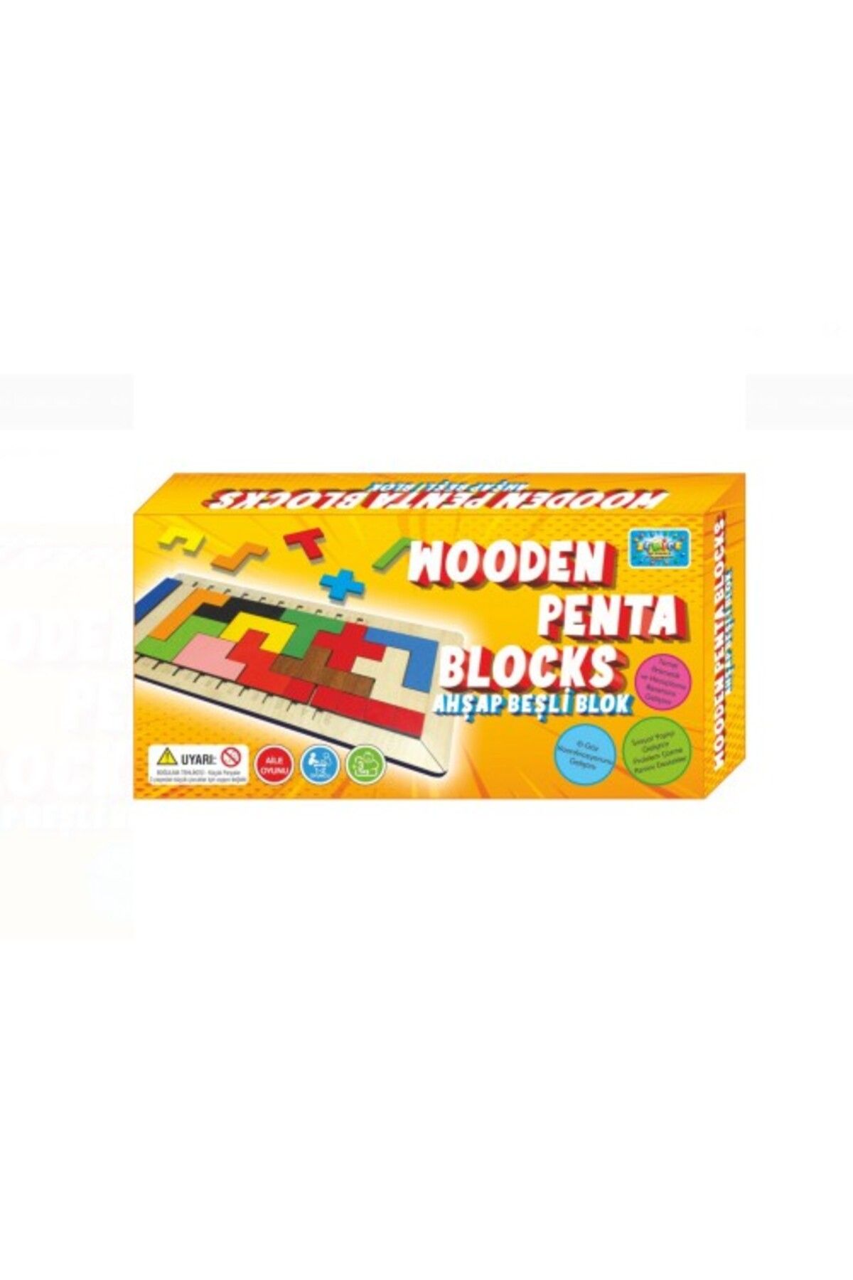 Mu Art Ahşap Ahşap Beşli Blok Oyunu