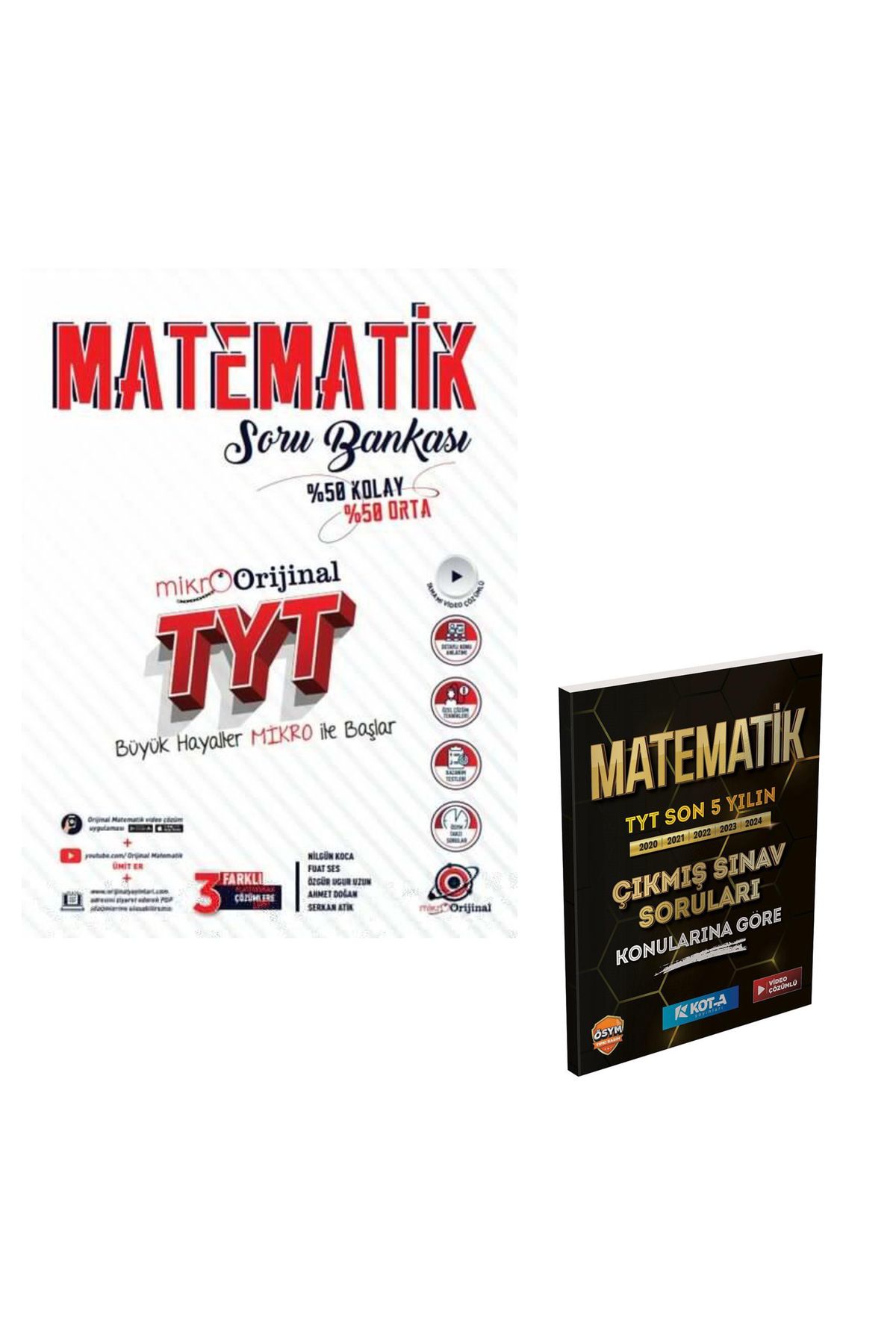 Orijinal Yayınları Orijinal Yayınları Mikro TYT Matematik Soru Bankası + Hediye