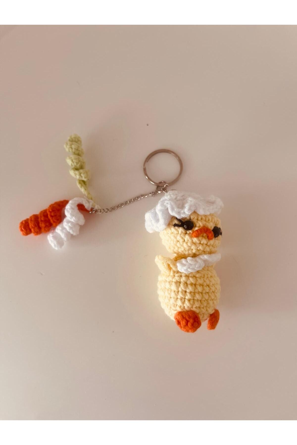 Derin Dünyam Amigurumi Kuş Figür Anahtarlık