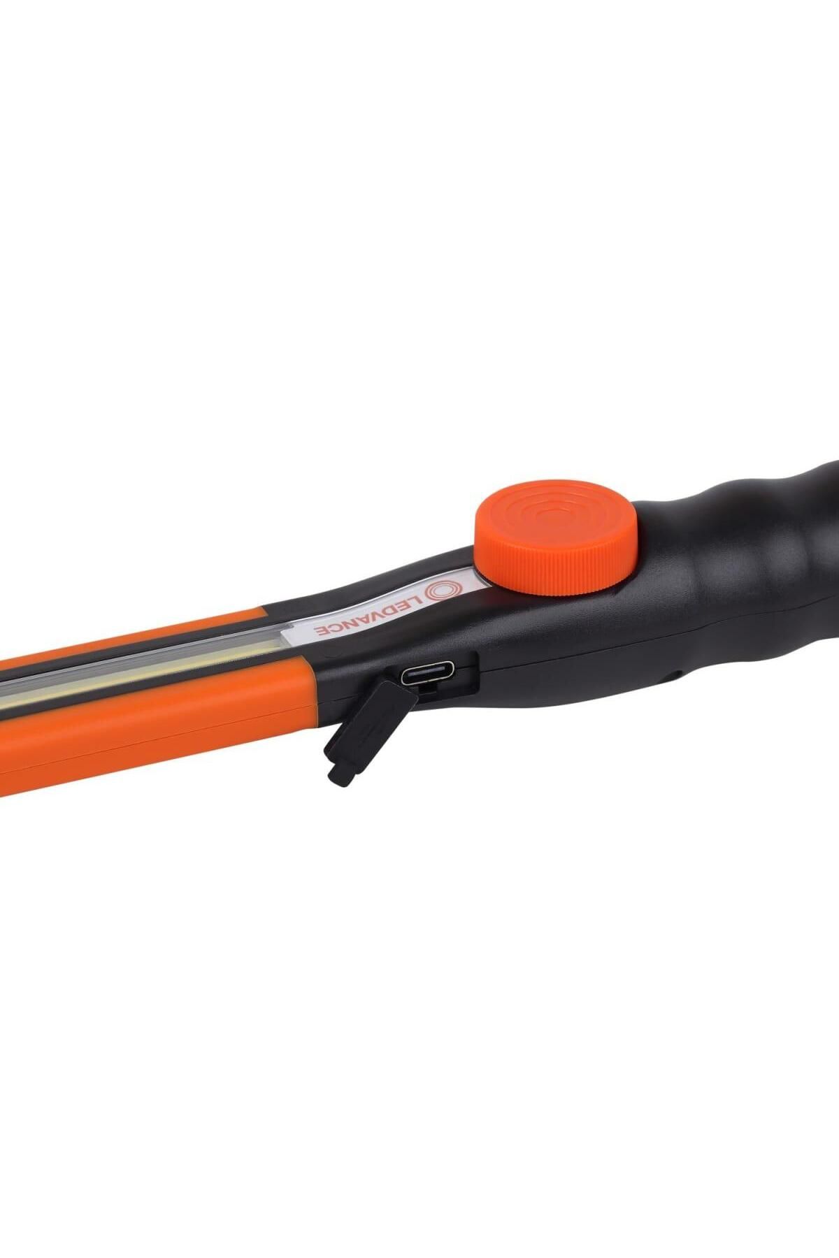 Ledvance-Ledvance multifunctional LED flashlight, 5W COB, 400 lm, dimmable, 1800 mAh battery included, 2