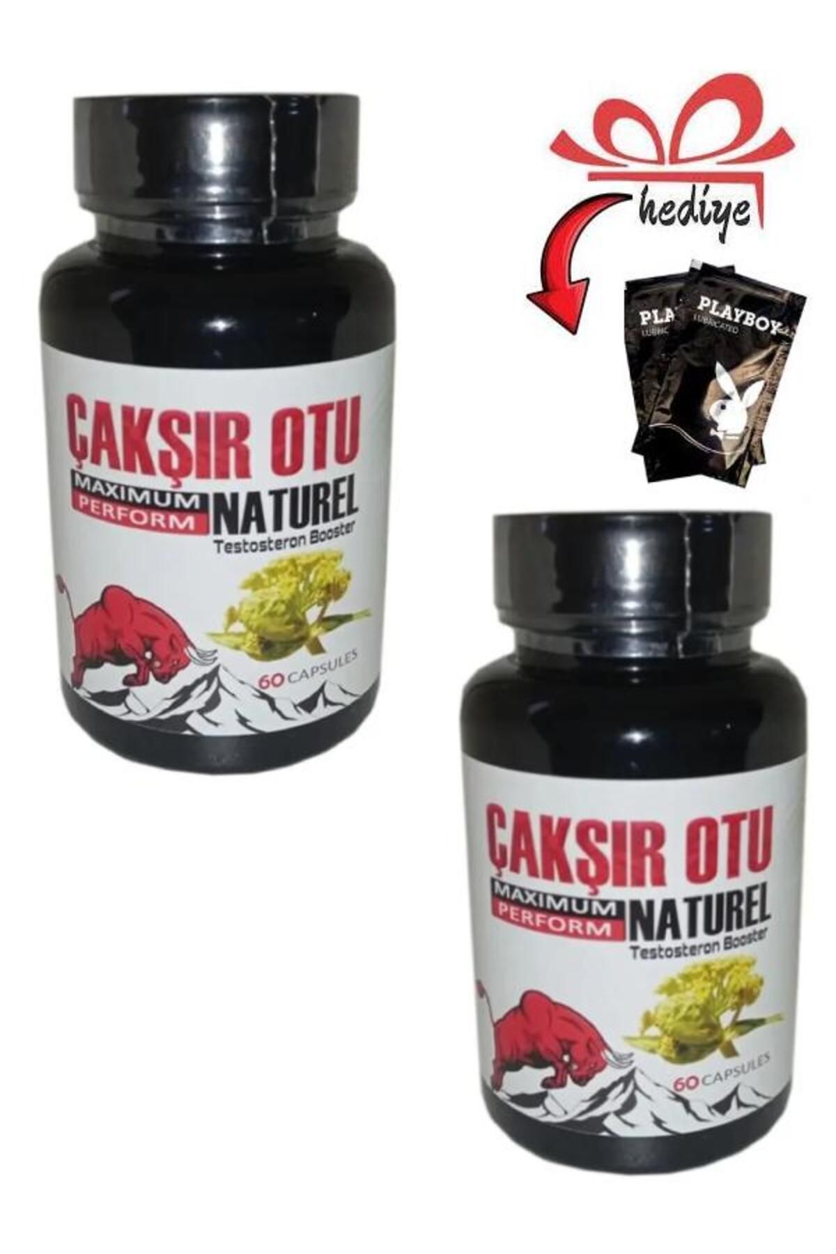 X-One Çakşır Otu Natural Booster Erkeklere Sertlik Takviyesi 60'lı x 2 adet + Kayganlaştırıcı Jelle