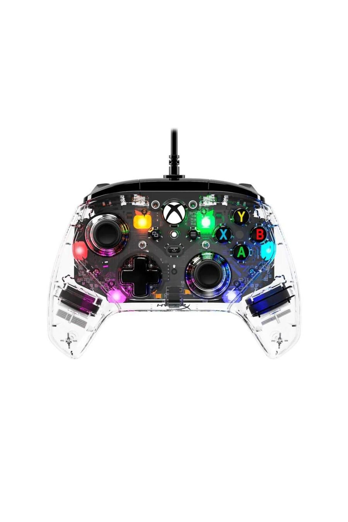 HP-HyperX Clutch Gladiate wired controller, RGB lighting, dimensions 6.1 x 4.37 x 2.56 1