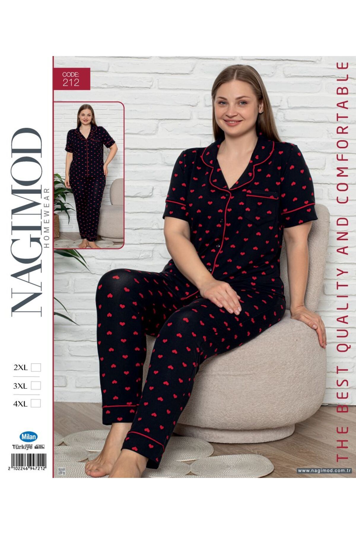 nagimod battal pijama takımı