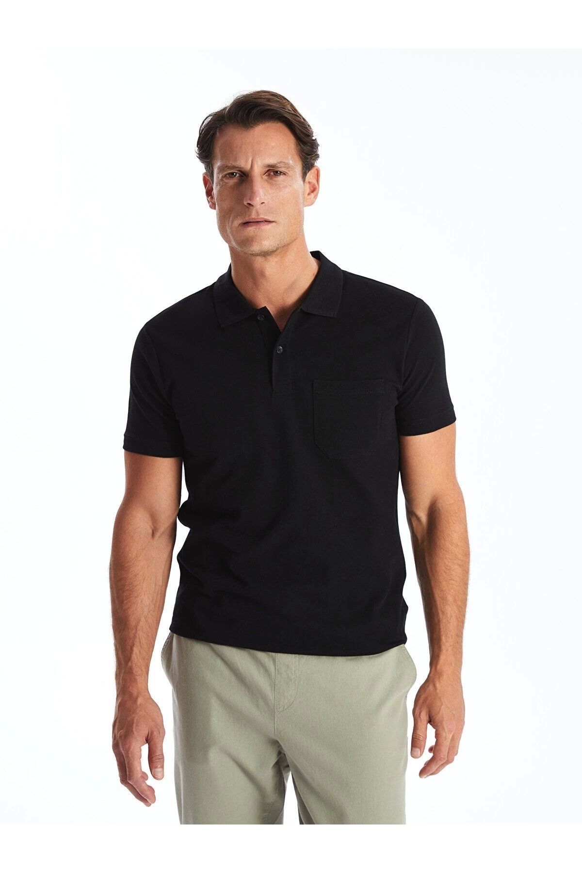 LC Waikiki LCW Polo Yaka Kısa Kollu Pike Erkek Tişört