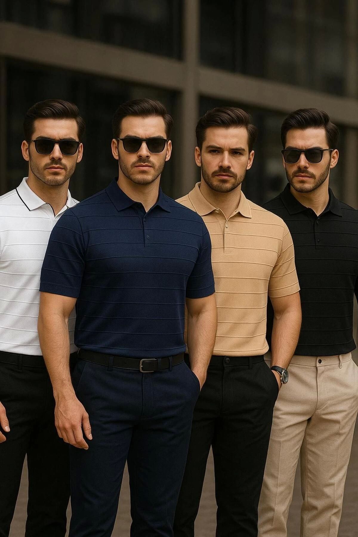 LC Waikiki 2'li Avantajlı Paket Polo Yaka Kısa Kollu Erkek Yazlık T-Şört